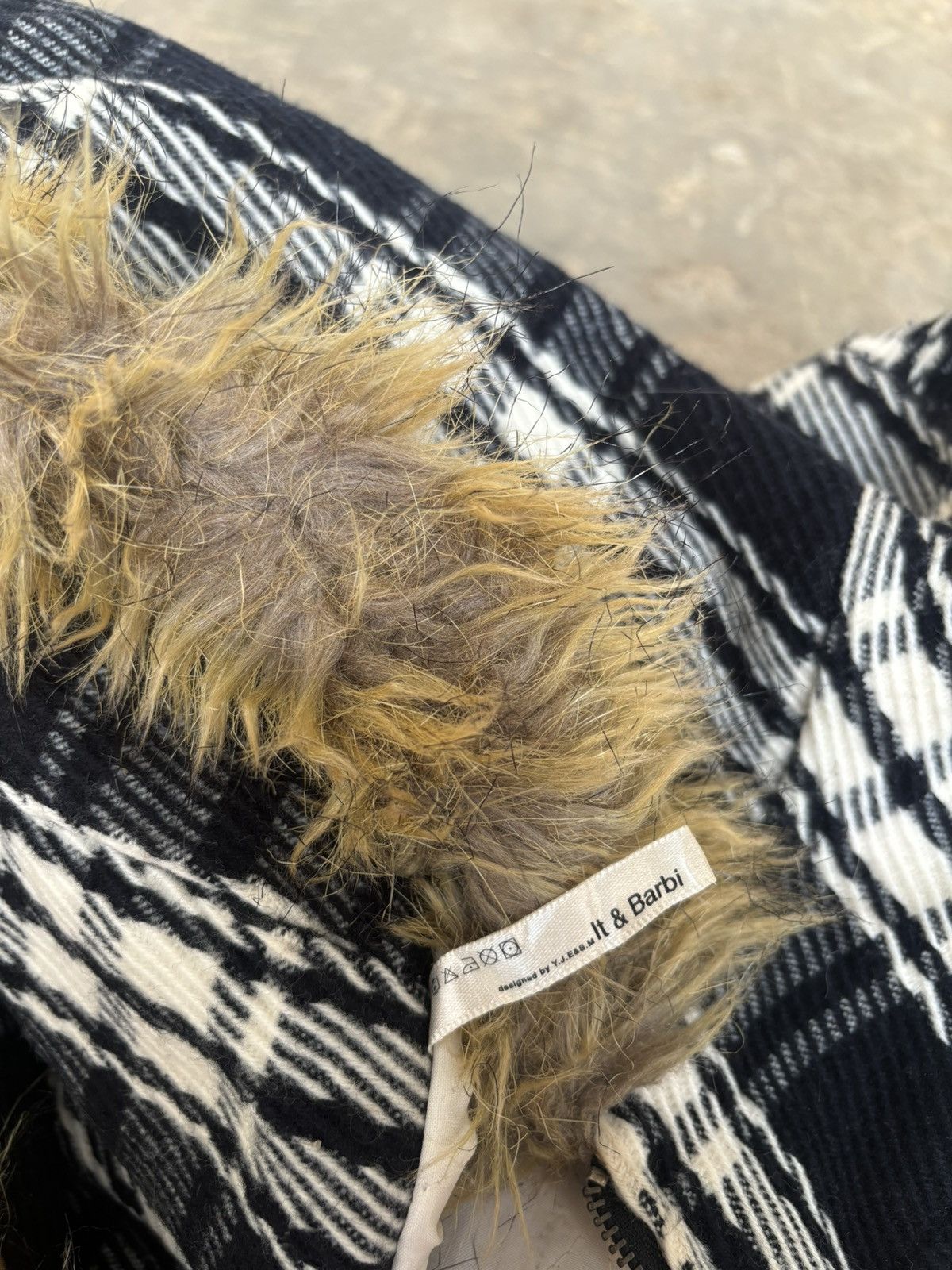 Hysteric Glamour × If Six Was Nine × Japanese Brand Fur Jacket Checkerboard Ifsixwasnine Lgb Style Size US S / EU 44-46 / 1 - 6 Thumbnail