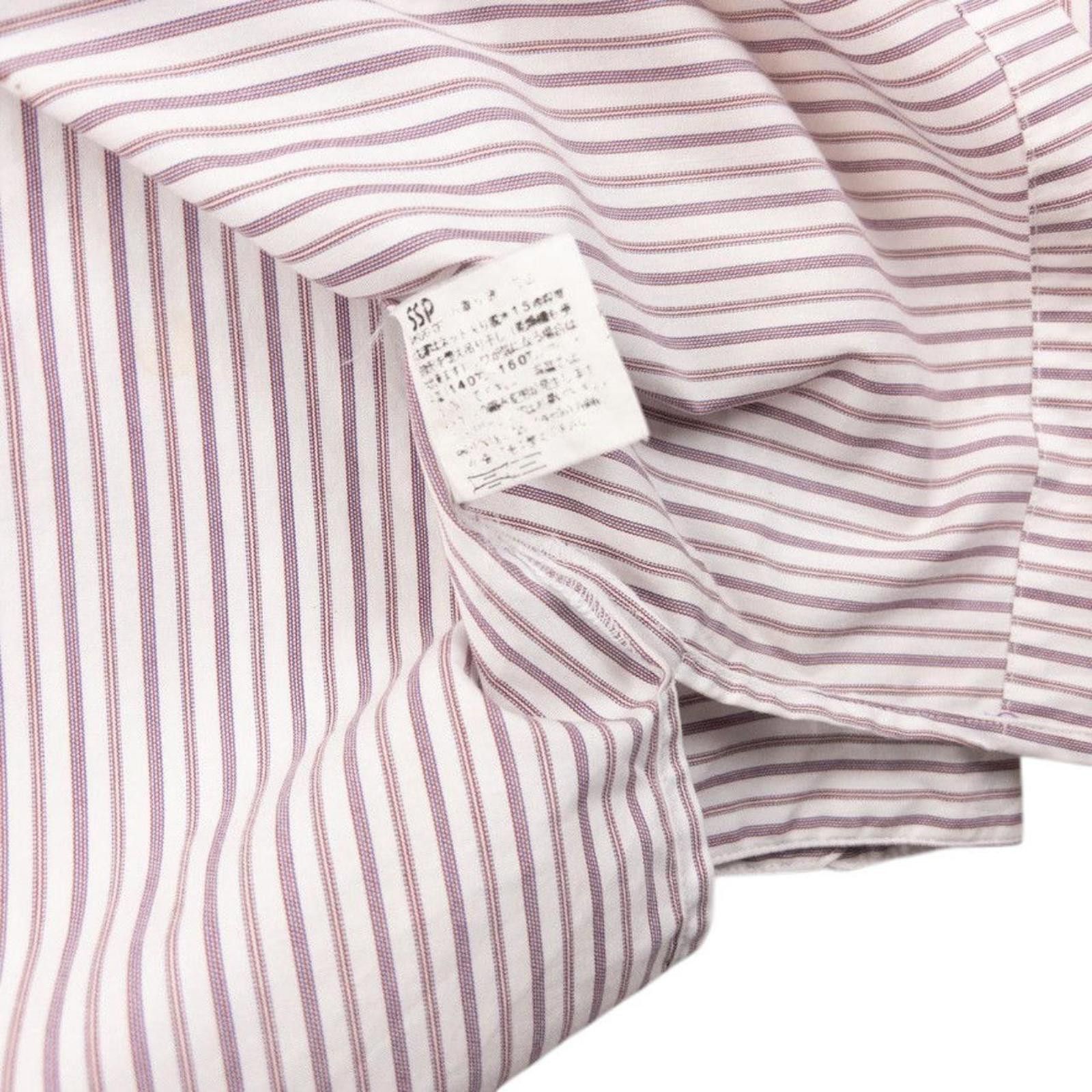 Issey Miyake Vintage Issey Miyake Striped Long Sleeve Button Shirt Size L Size US L / EU 52-54 / 3 - 5 Thumbnail