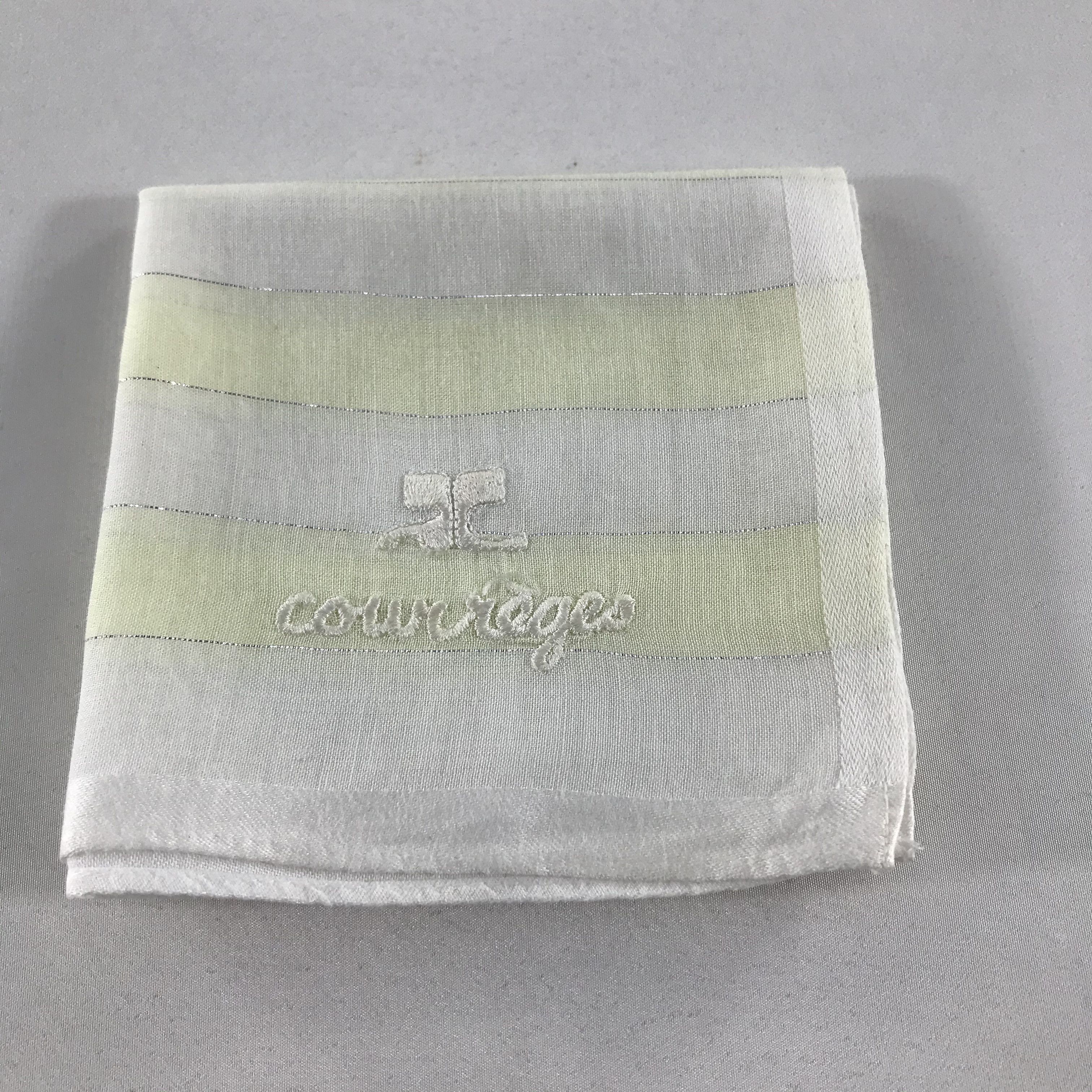 Courreges × Vintage Courreges Handkerchief Neckerchief Bandana H28 Size ONE SIZE - 6 Thumbnail