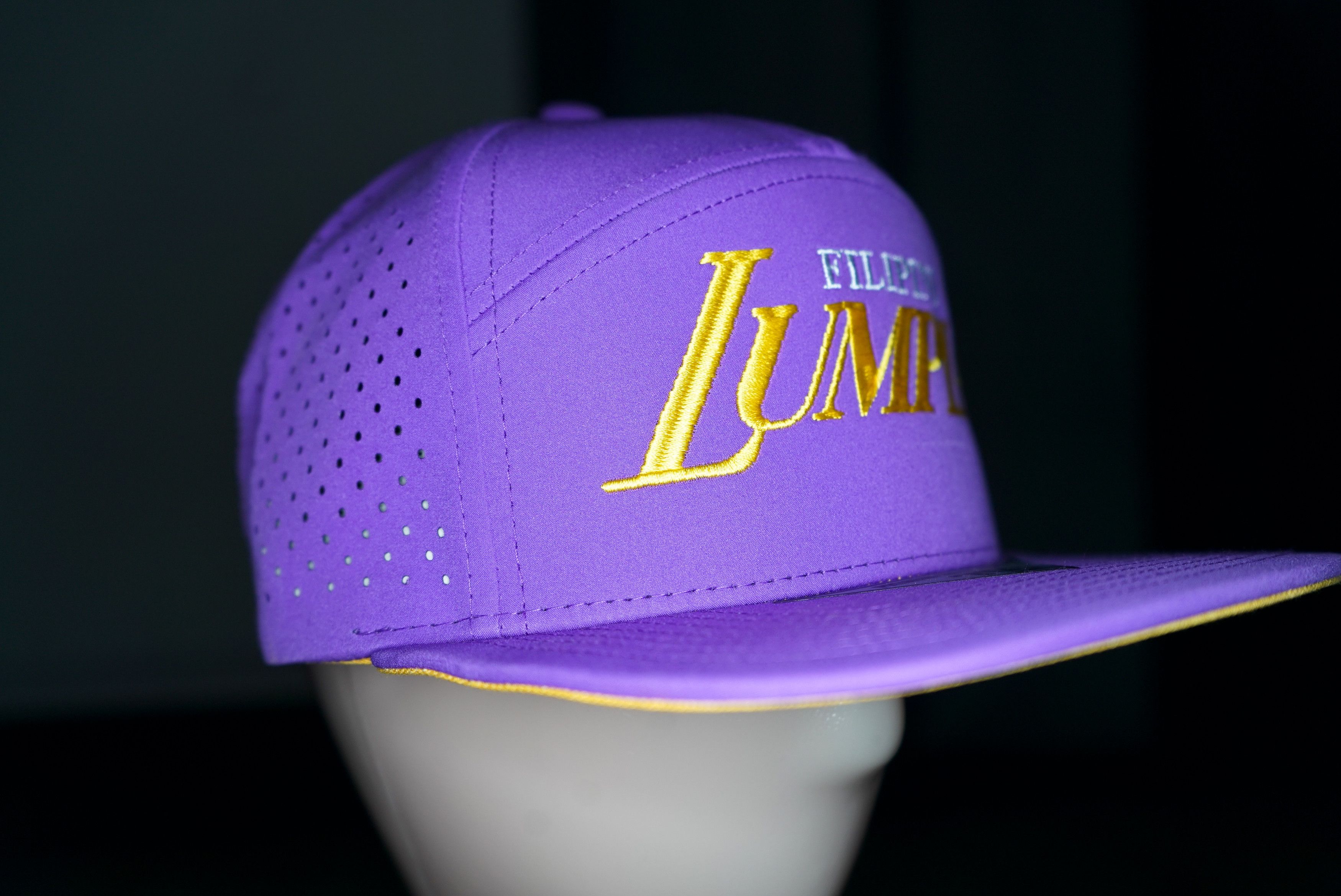 Handmade Filipino Lumpia, Lakers, Asian, Philippines Embroidered Hat Size ONE SIZE - 2 Thumbnail