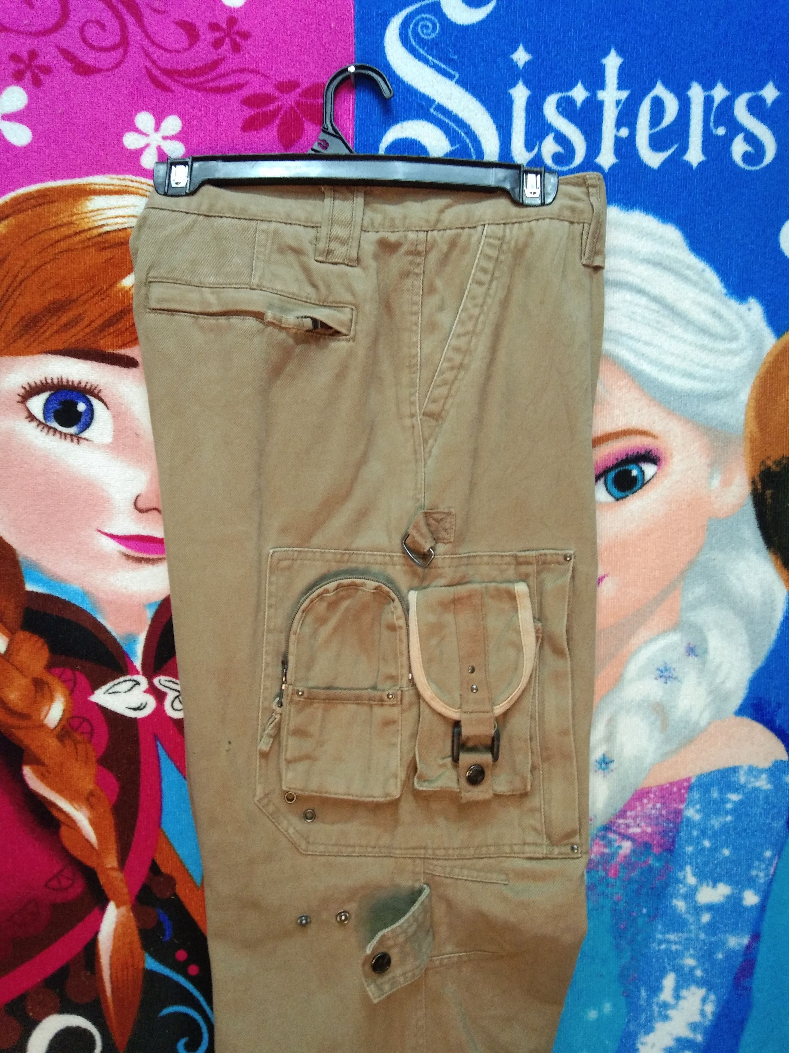 Japanese Brand INTERCREW MULTIPOCKET CARGOPANT Size US 34 / EU 50 - 3 Thumbnail