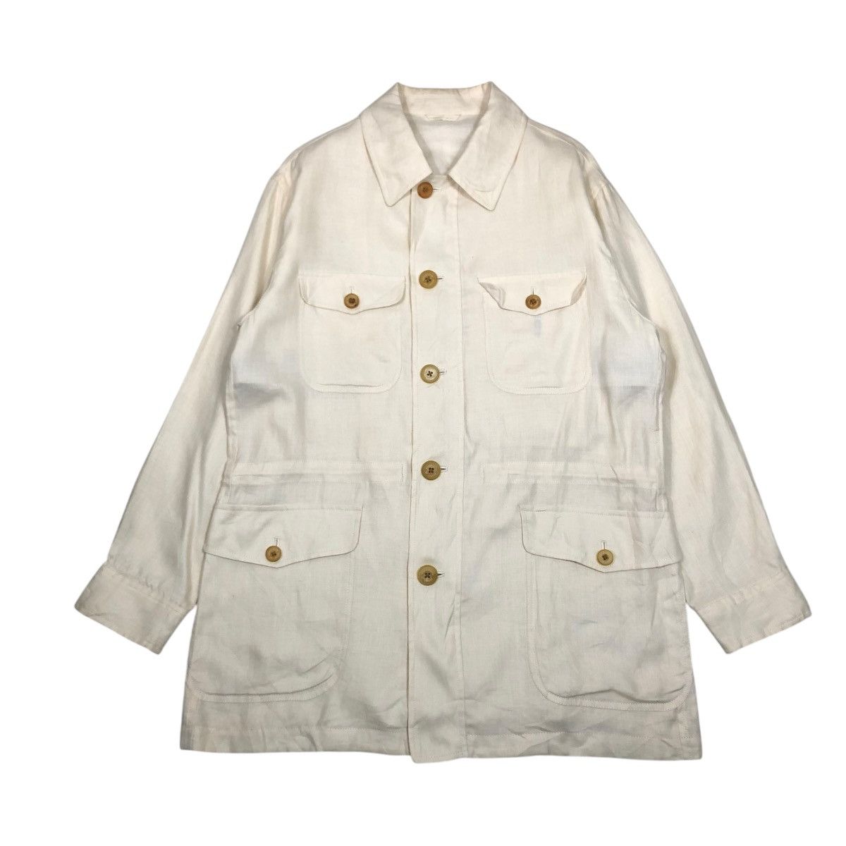 Japanese Brand 🔥VINTAGE CHORE WORK JACKET AQUASCUTUM LONDON MULTI POCKETS Size US L / EU 52-54 / 3 - 1 Thumbnail