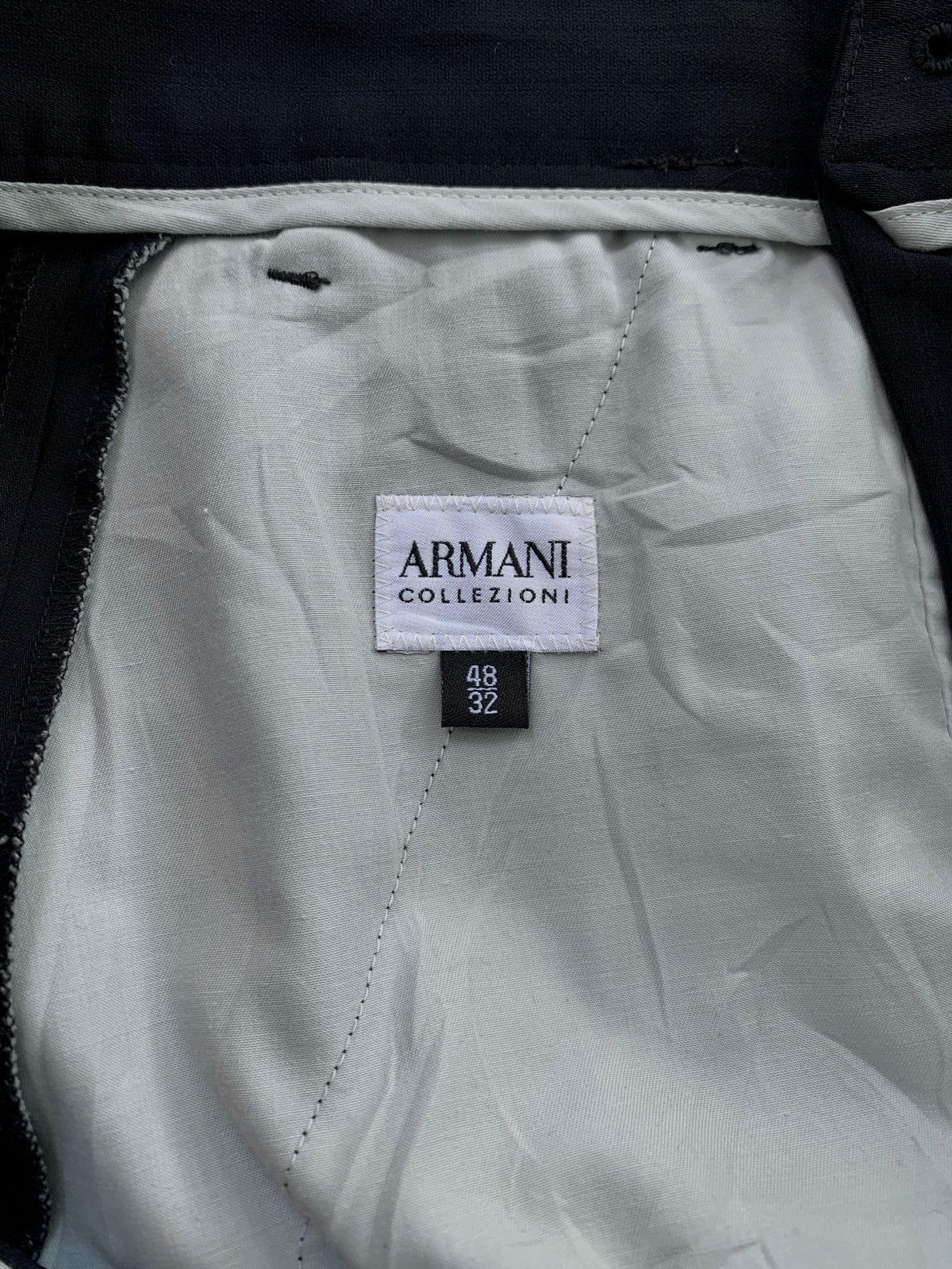 Armani Collezioni FREE TAX! Shadow Striped Trousers Size US 32 / EU 48 - 7 Thumbnail