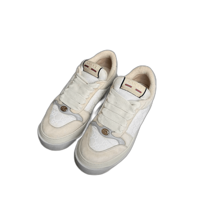Gucci Gucci Beige Sneakers Size UK9.5-2505 Size US 11.5 / EU 44-45 - 1 Thumbnail
