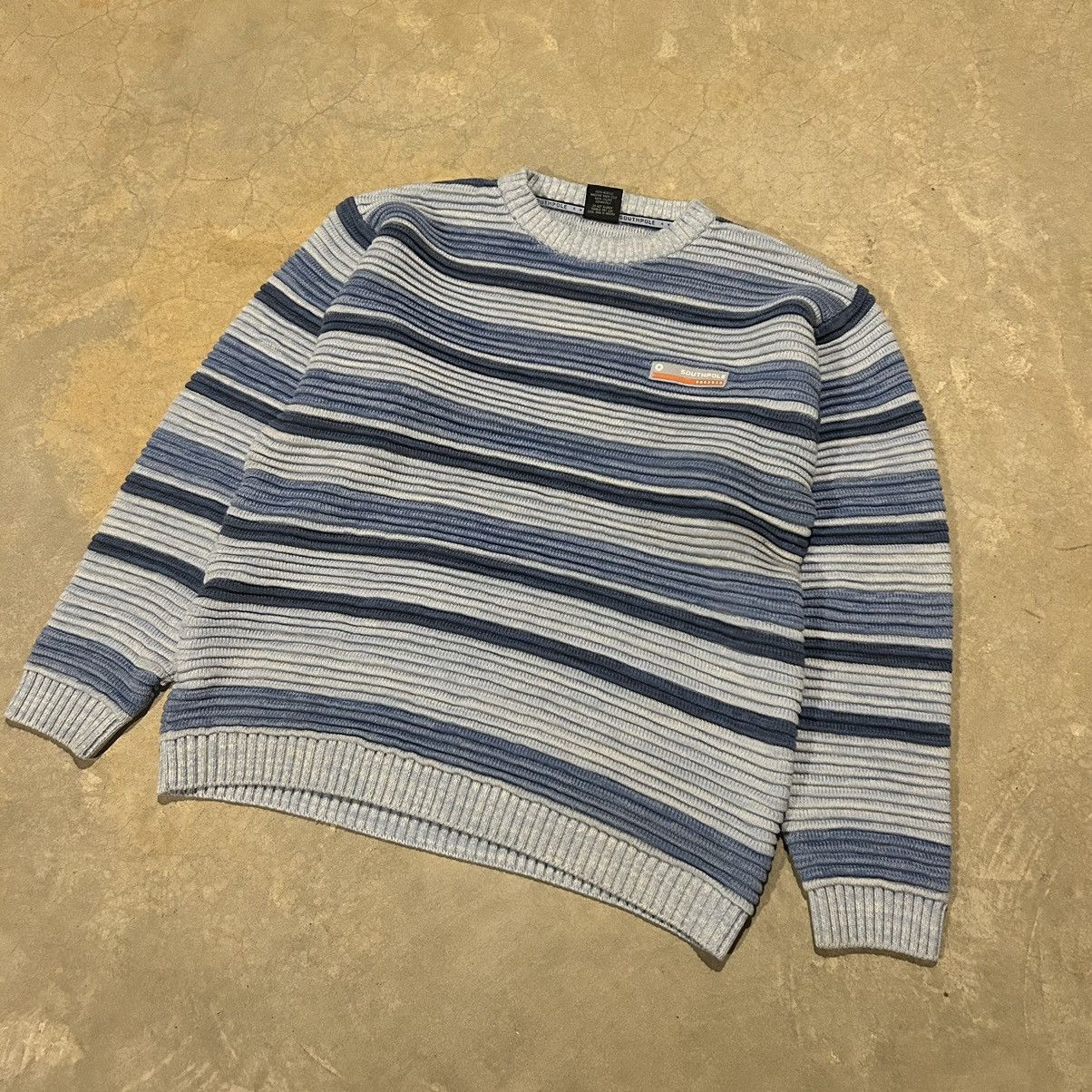 Southpole × Vintage Crazy Vintage Y2K Southpole 3D Knit Chunky Sweater Size US L / EU 52-54 / 3 - 2 Thumbnail