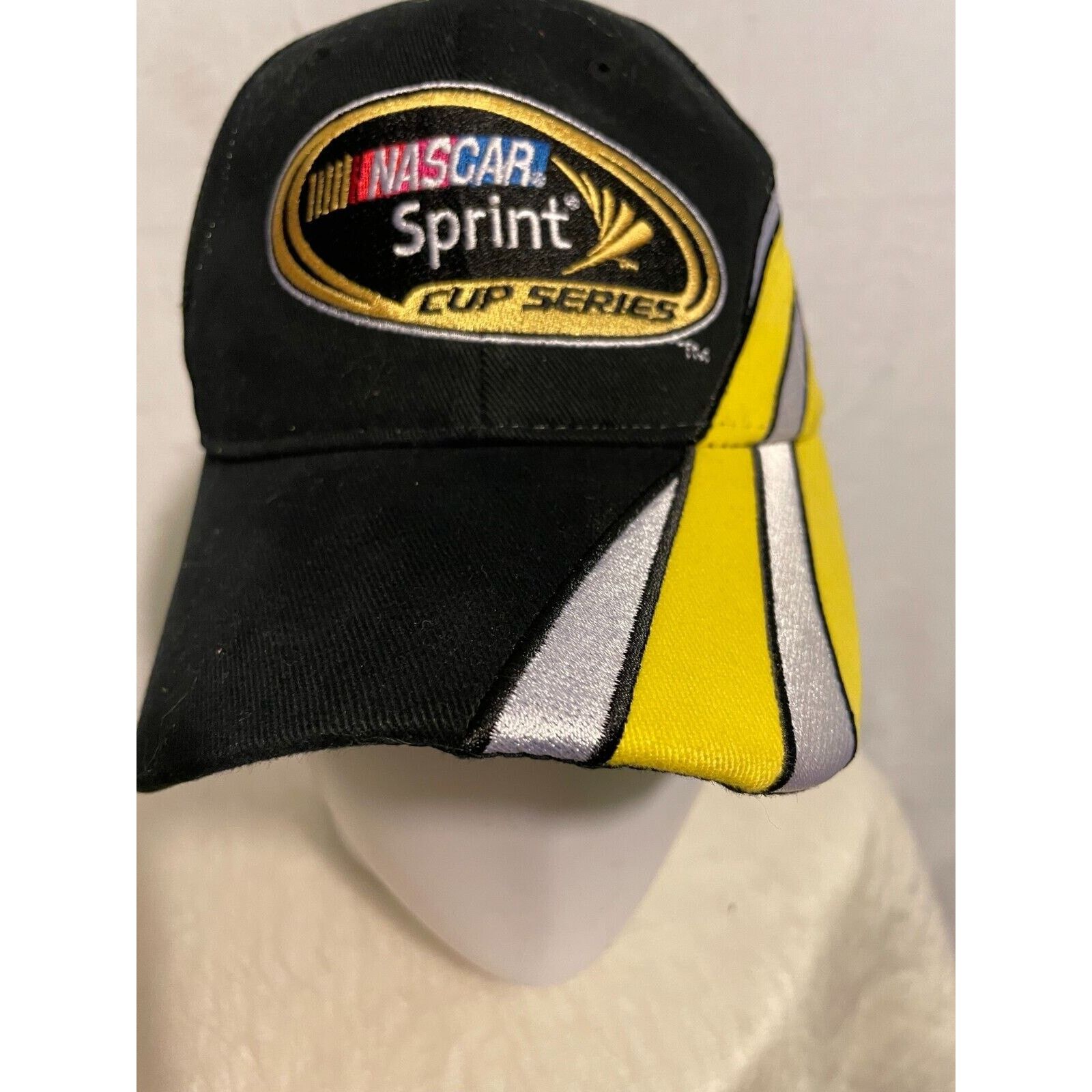 NASCAR NASCAR Sprint Cup Series Black Yellow Strapback Hat Size ONE SIZE - 2 Thumbnail