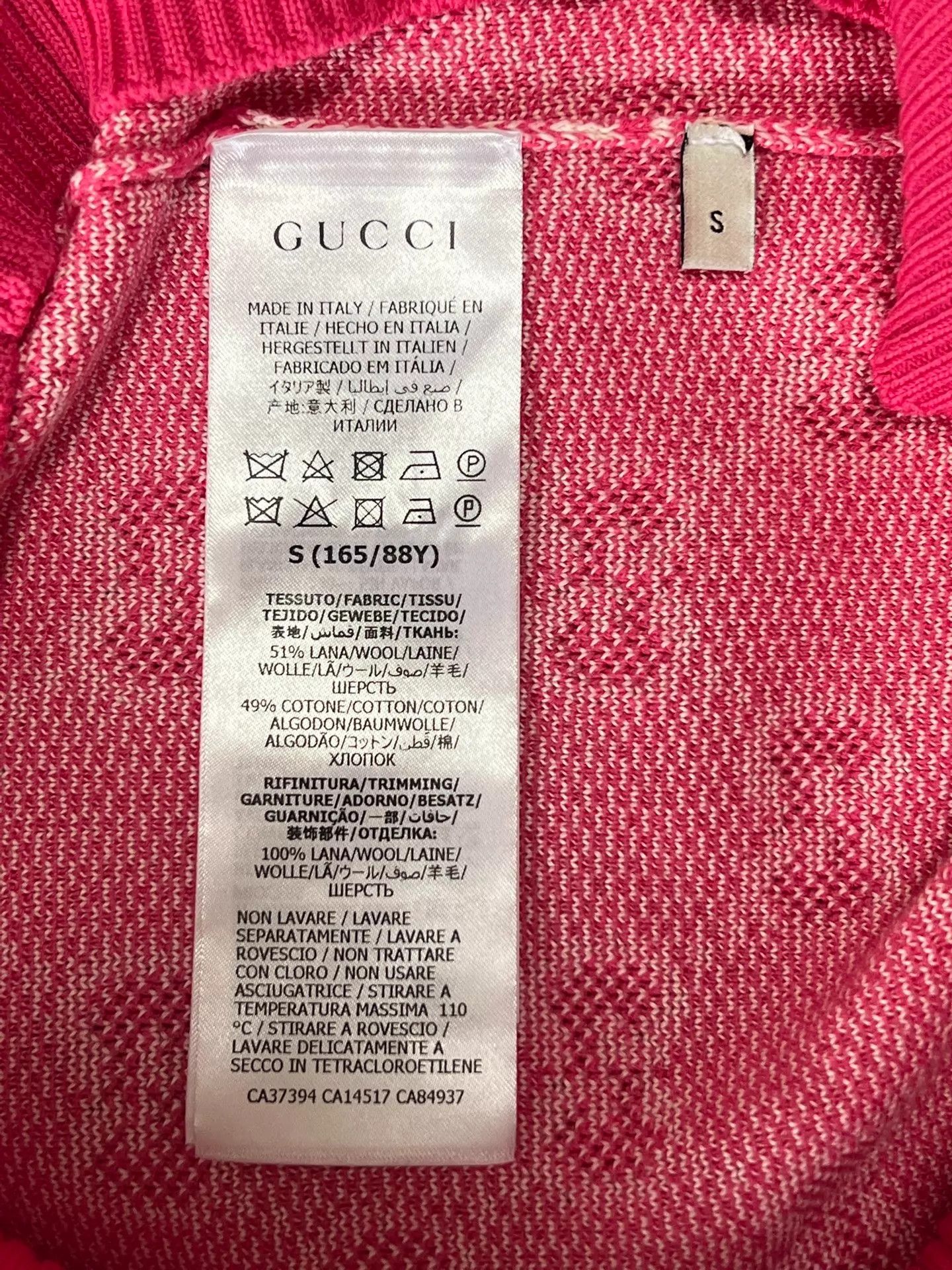 Gucci Gucci Women's Pink Bow GG Logo Knit Top S Size S / US 4 / IT 40 - 6 Thumbnail