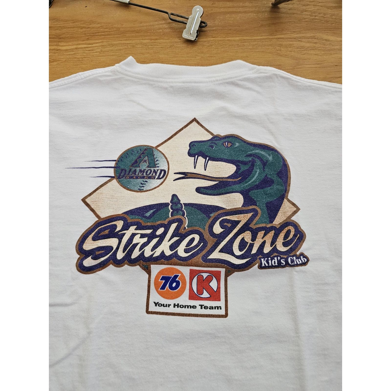 Other Arizona Diamondbacks Strike Zone Rattlesnake White Shirt XL Size US XL / EU 56 / 4 - 2 Thumbnail