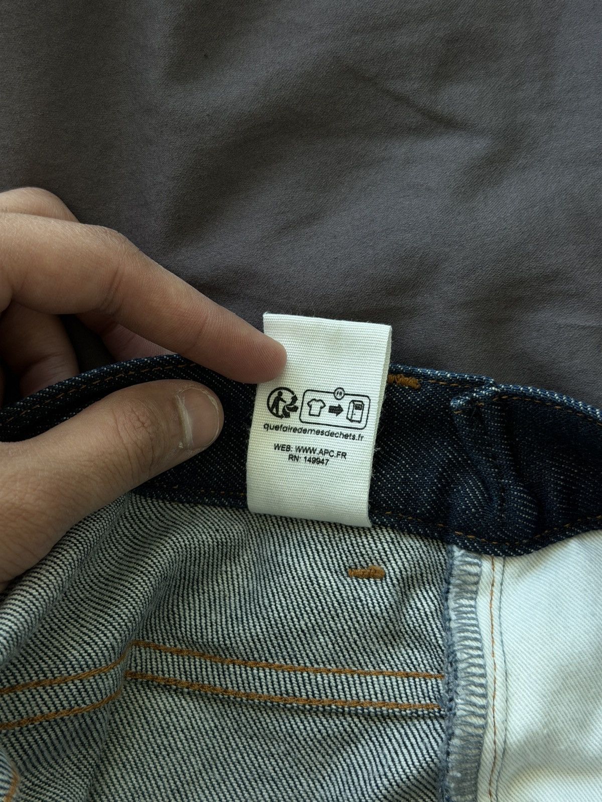 A.P.C. APC Aaron jeans (Raw Indigo) Size US 30 / EU 46 - 7 Thumbnail