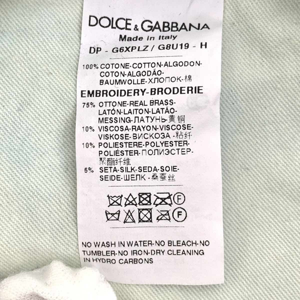Dolce & Gabbana Dolce Gabbana Dark Blue Cotton Denim Pants K26WX Size US 36 / EU 52 - 9 Thumbnail