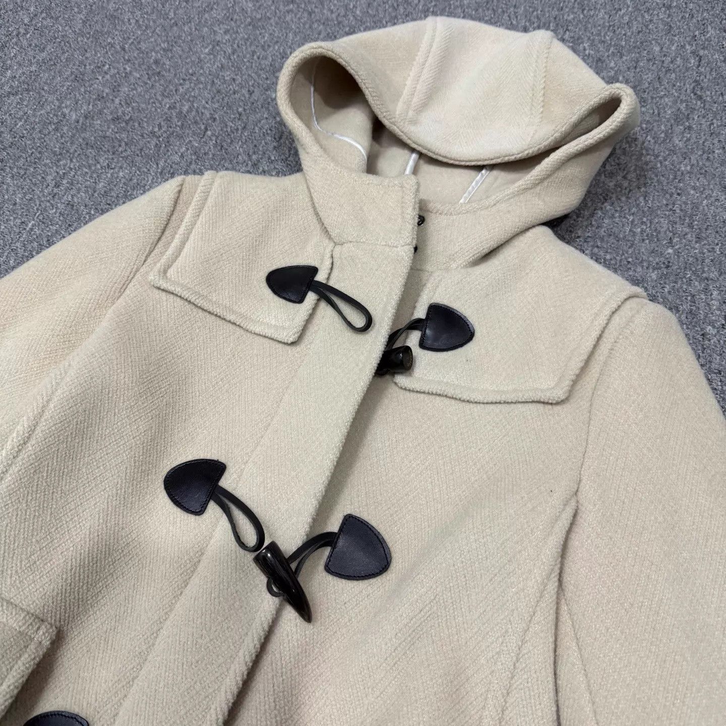 Burberry Burberry khaki wool coat UK8 99 new Size S / US 4 / IT 40 - 3 Thumbnail