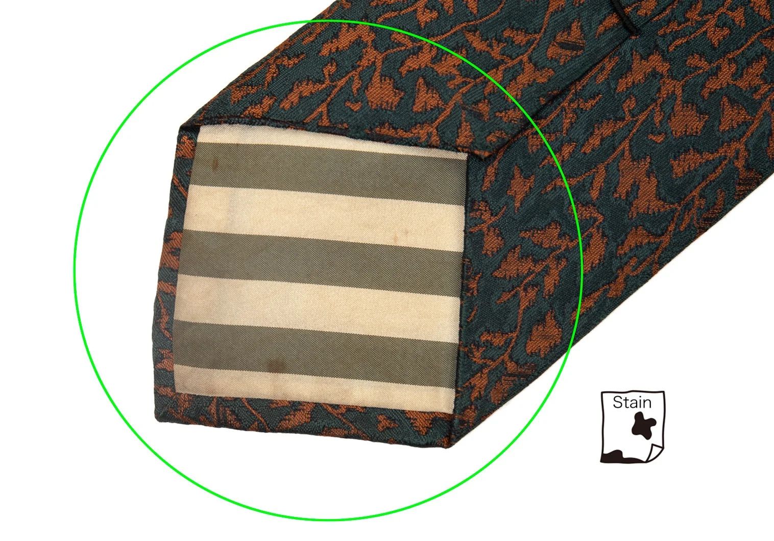 Jean Paul Gaultier Silk Jacquard Tie in Dark Blue and Light Brown Size ONE SIZE - 5 Thumbnail