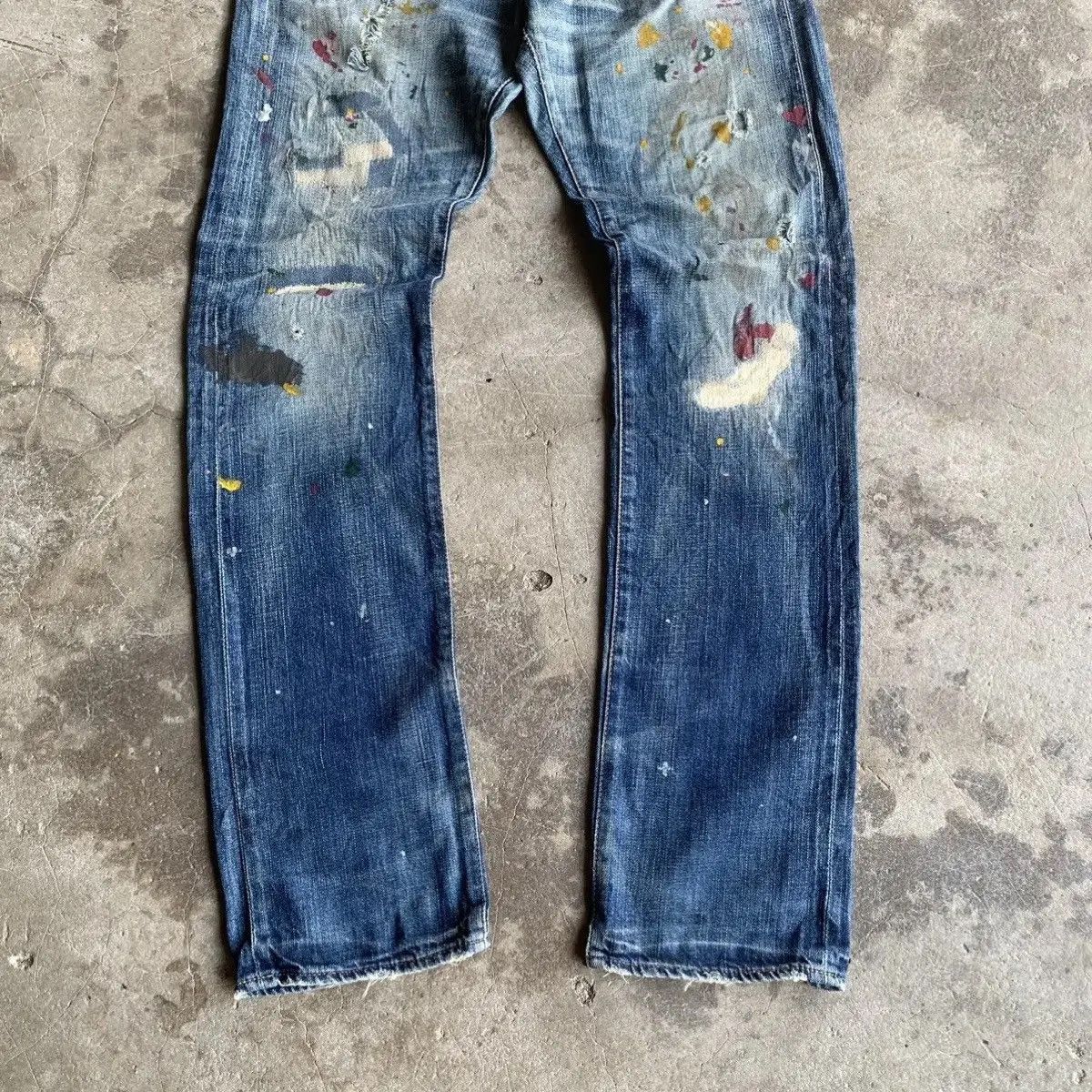 If Six Was Nine 💥 STEALS 💥Vintage Redline Jeans Splish Painter Denim Pants Size US 32 / EU 48 - 5 Thumbnail