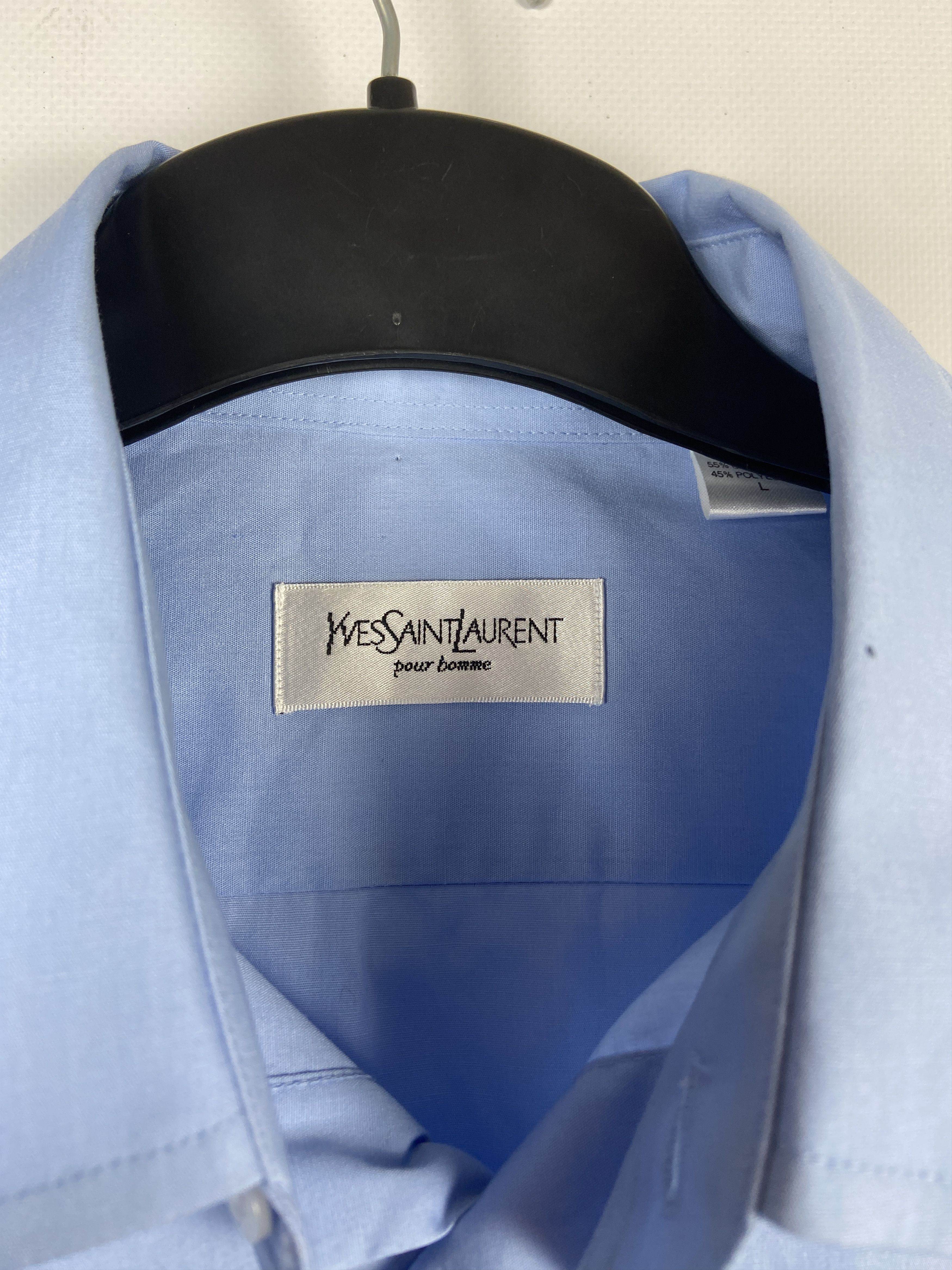 Vintage Vintage Yves Saint Laurent Ysl Pour Homme Shirt Size US L / EU 52-54 / 3 - 5 Thumbnail