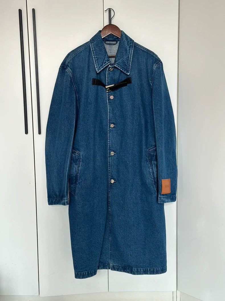 Versace Versace Denim trench coat is medium and long Size US XL / EU 56 / 4 - 8 Thumbnail