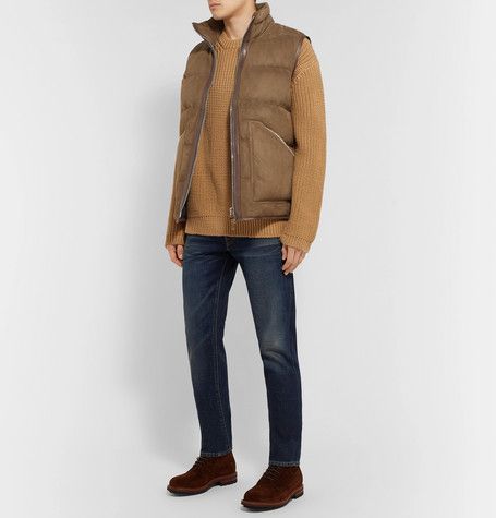 Tom Ford o1w1db11023 Puffer Vest in Brown Size US L / EU 52-54 / 3 - 2 Thumbnail