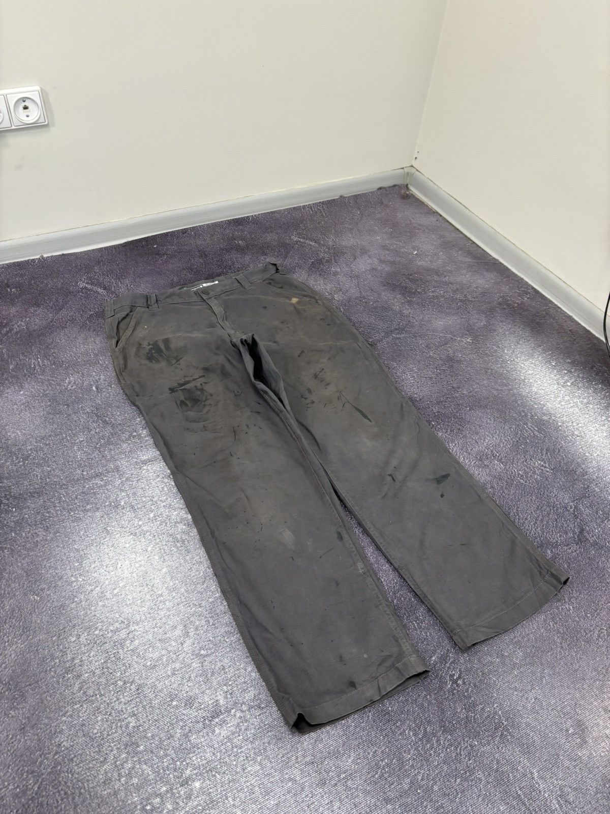 Carhartt Vintage Carhartt Y2K Gray Work Hype Relaxed Fit Baggy Pants Size US 36 / EU 52 - 10 Thumbnail