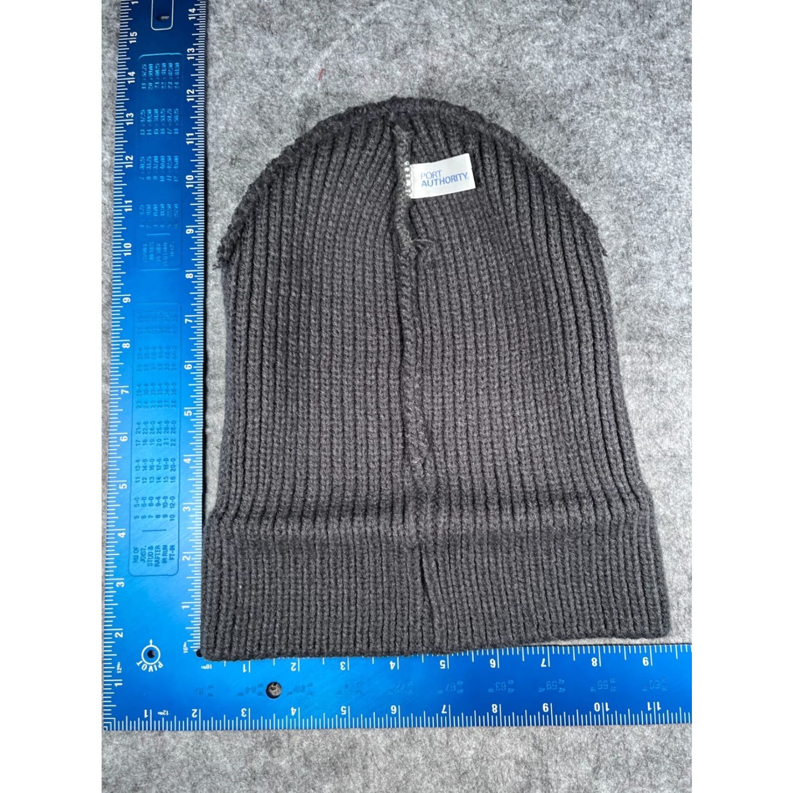 Port Authority Port Authority Beanie Toque Knit Adult One Size Gray 100% Acrylic Knit Hat Unisex Adults Winter Ski Casual Travel Workwear Mens Womens Size ONE SIZE - 6 Thumbnail