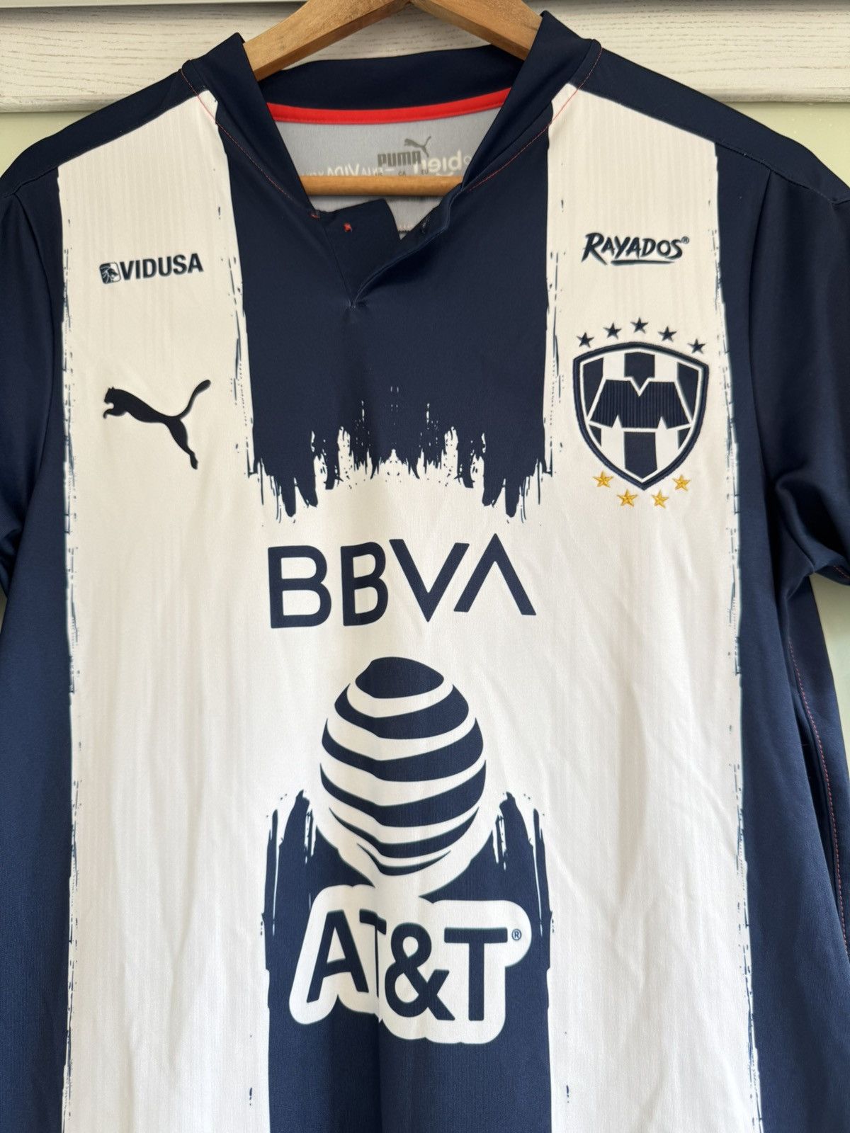 Puma Rayados Monterrey 2020-2021 Home Soccer Jersey Football Kit Size US M / EU 48-50 / 2 - 5 Thumbnail