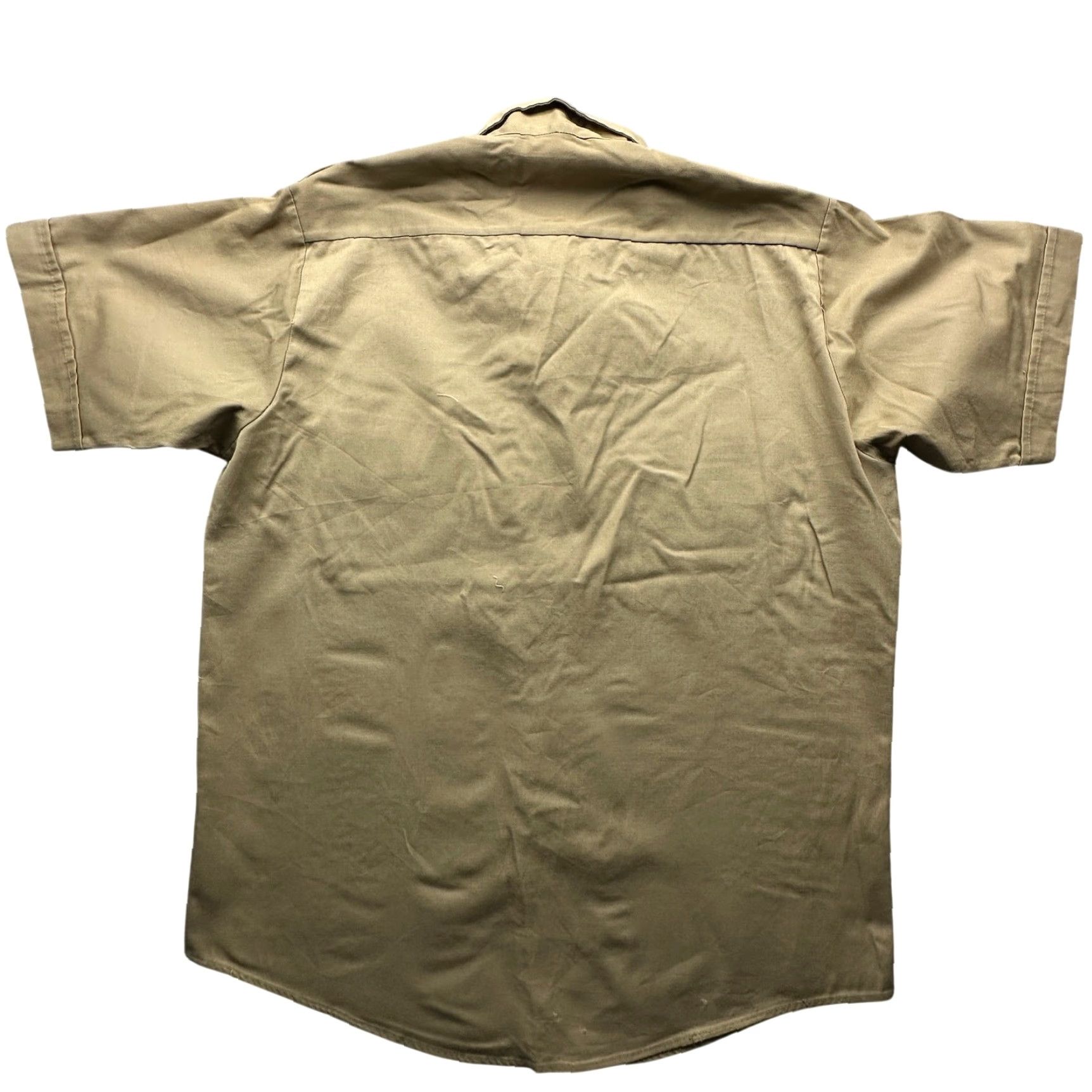 Jim Thompson VINTAGE Norm Thompson Twill Safari Button Up Shirt Men Large Brown Khaki Size US L / EU 52-54 / 3 - 2 Thumbnail