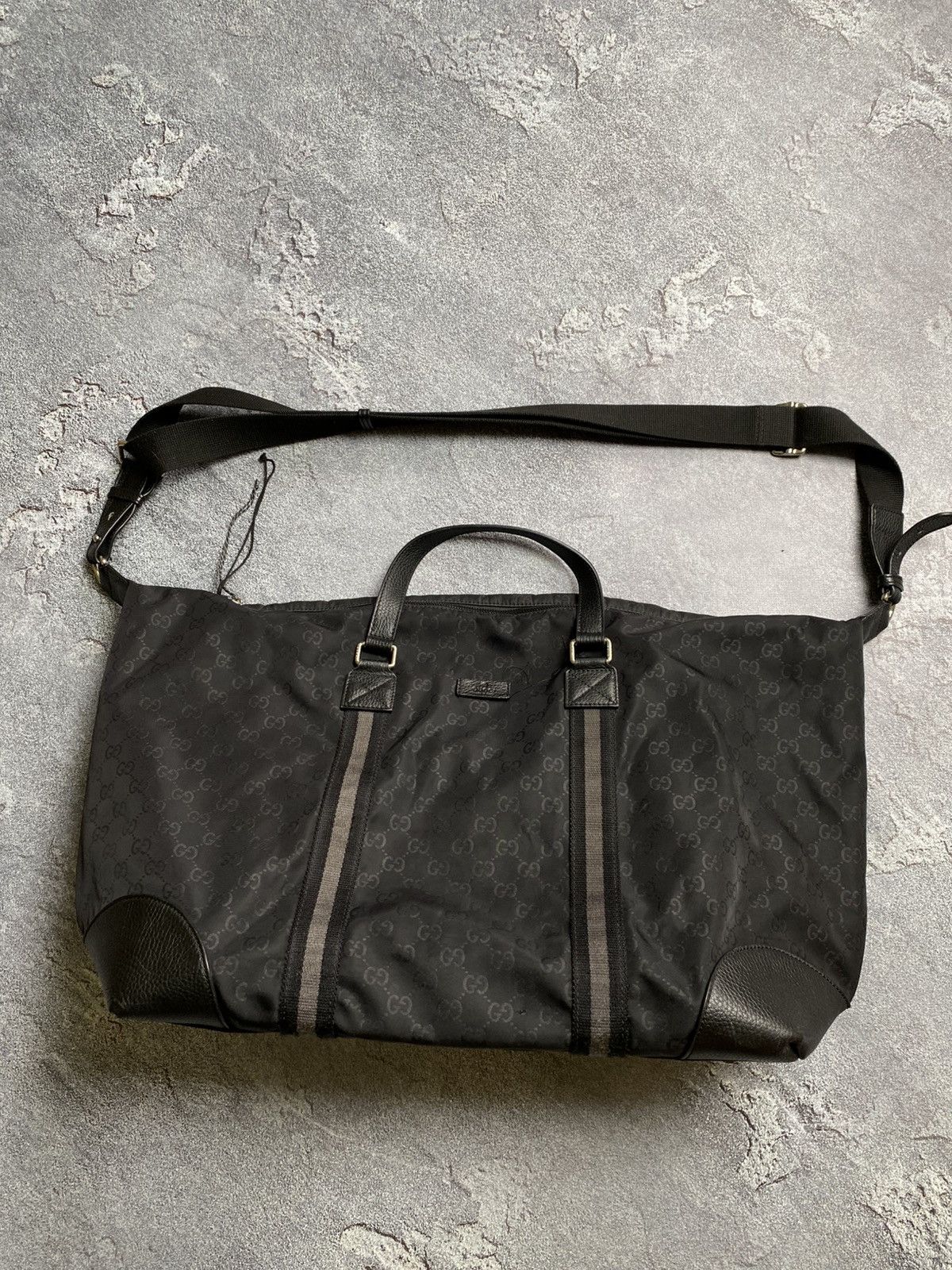 Gucci Gucci GG Supreme Canvas Duffle Bag XL Size ONE SIZE - 2 Thumbnail