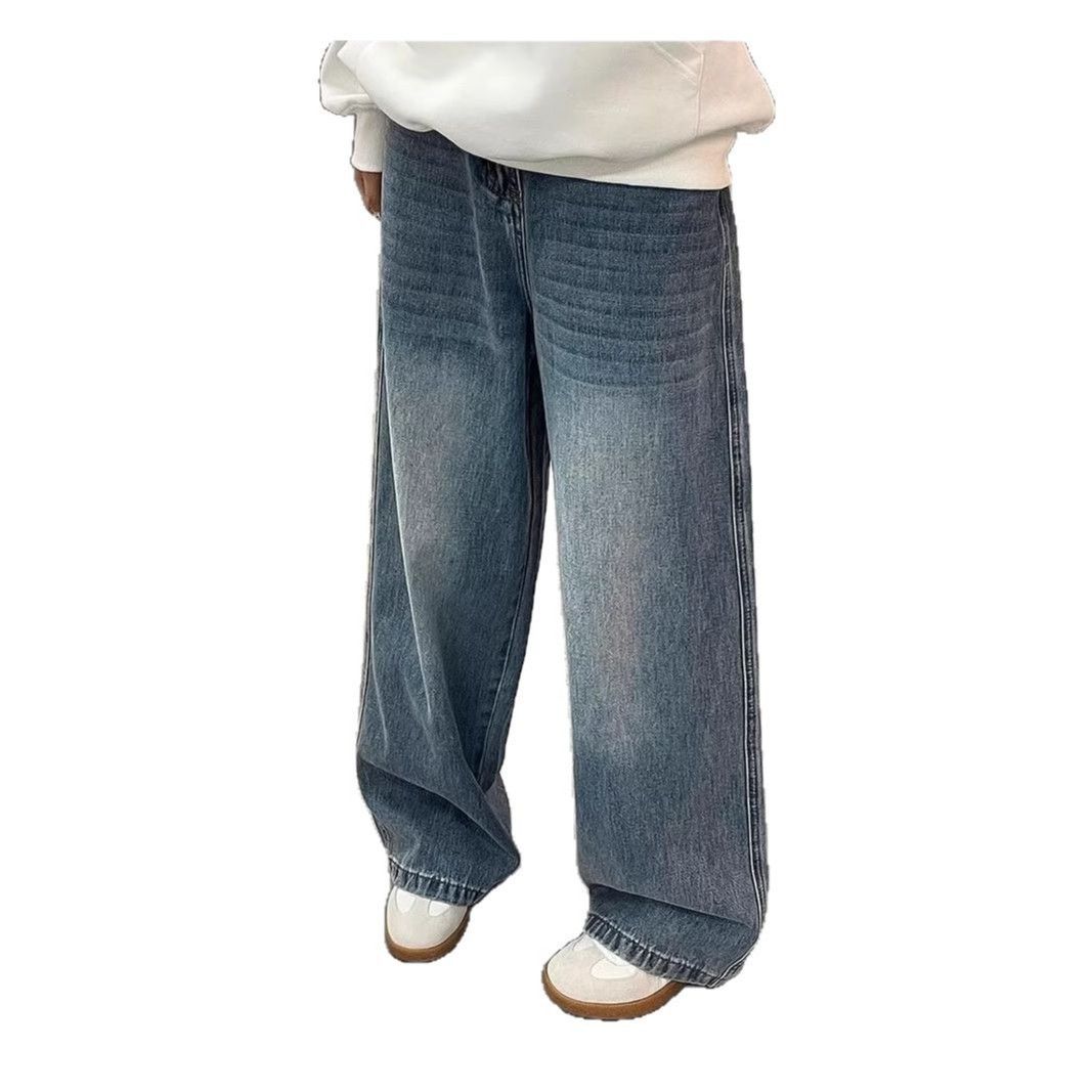 Japanese Brand × Jean Retro loose straight leg wide leg jeans Size US 32 / EU 48 - 5 Thumbnail
