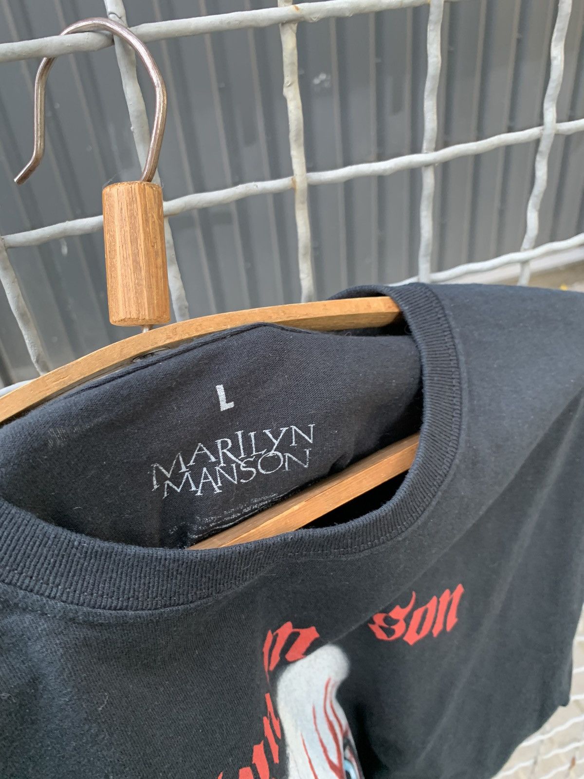 Band Tees × Vintage Vintage Marilyn Manson Faces Horror Tee Y2K vamp Dead Size US L / EU 52-54 / 3 - 2 Thumbnail