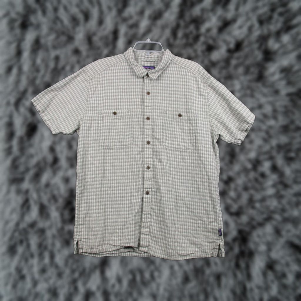 Patagonia Patagonia Shirt Mens XL Gray Organic Cotton Hike Camp Climb Adventure Size US XL / EU 56 / 4 - 1 Thumbnail