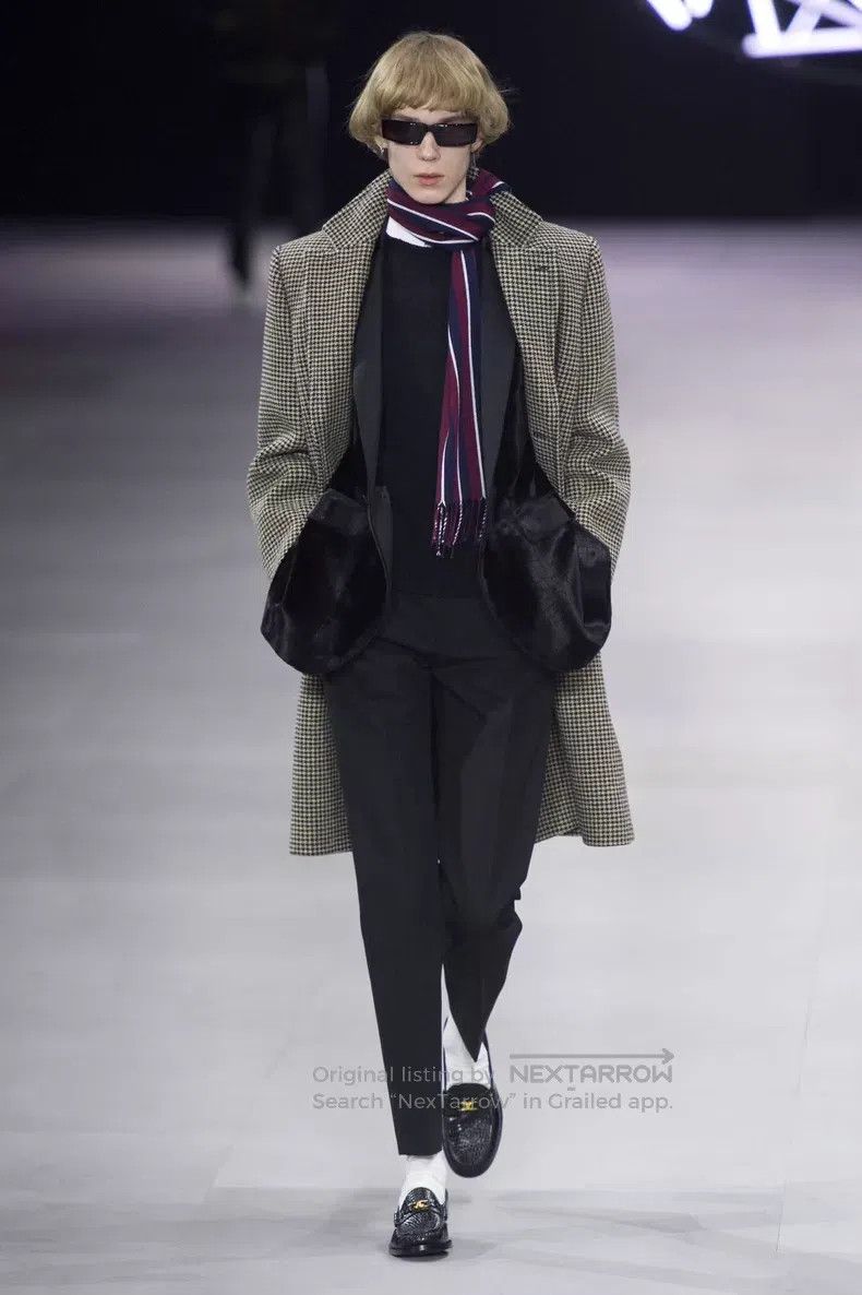 Celine CELINE Crocodile Embossed Peak Lapel Black Velvet Smoking Size US M / EU 48-50 / 2 - 7 Thumbnail