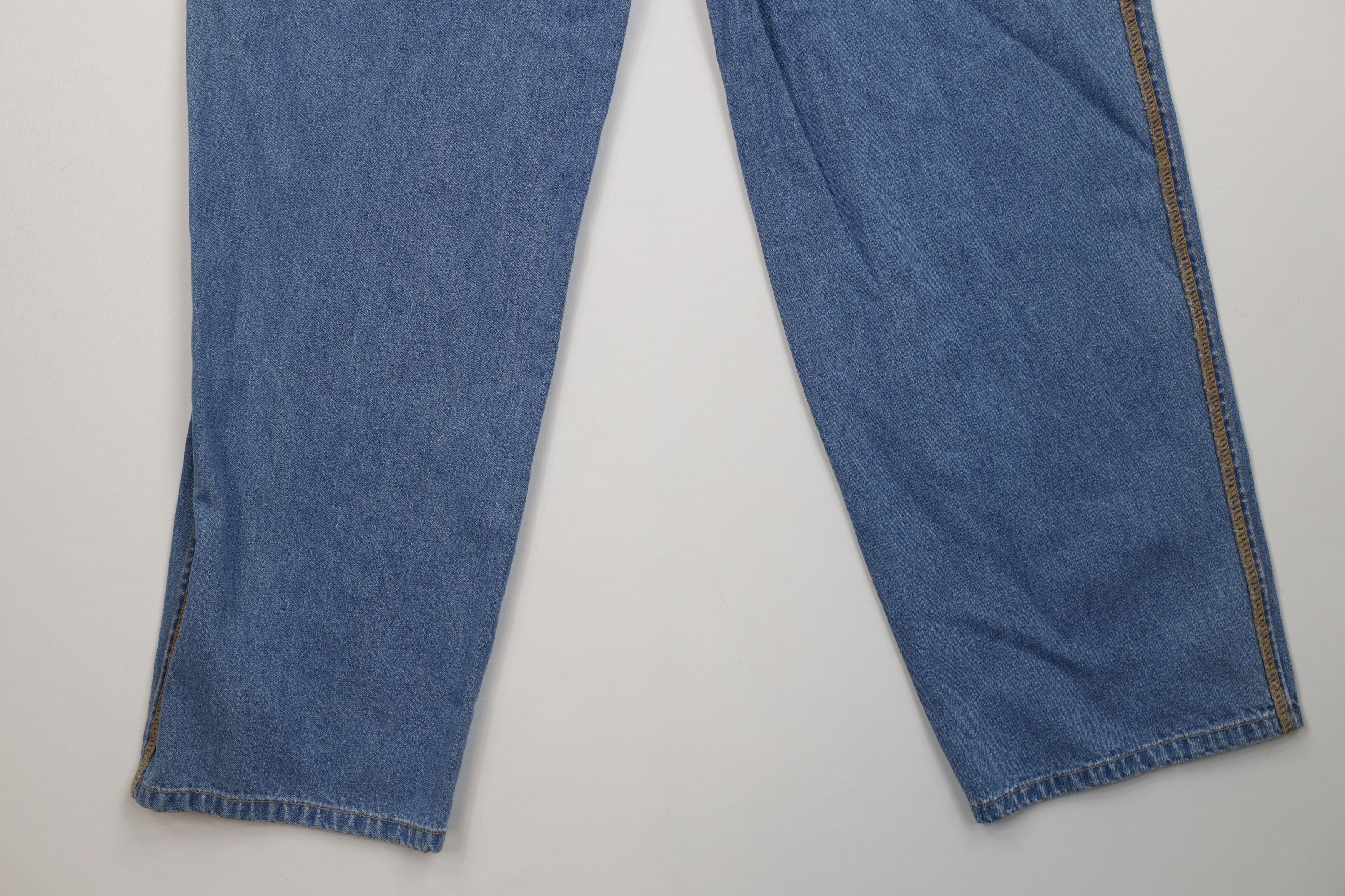 Vintage Deadstock Vintage 80s 90s Streetwear Relaxed Fit Jeans Blue Size 32" / US 10 / IT 46 - 13 Thumbnail