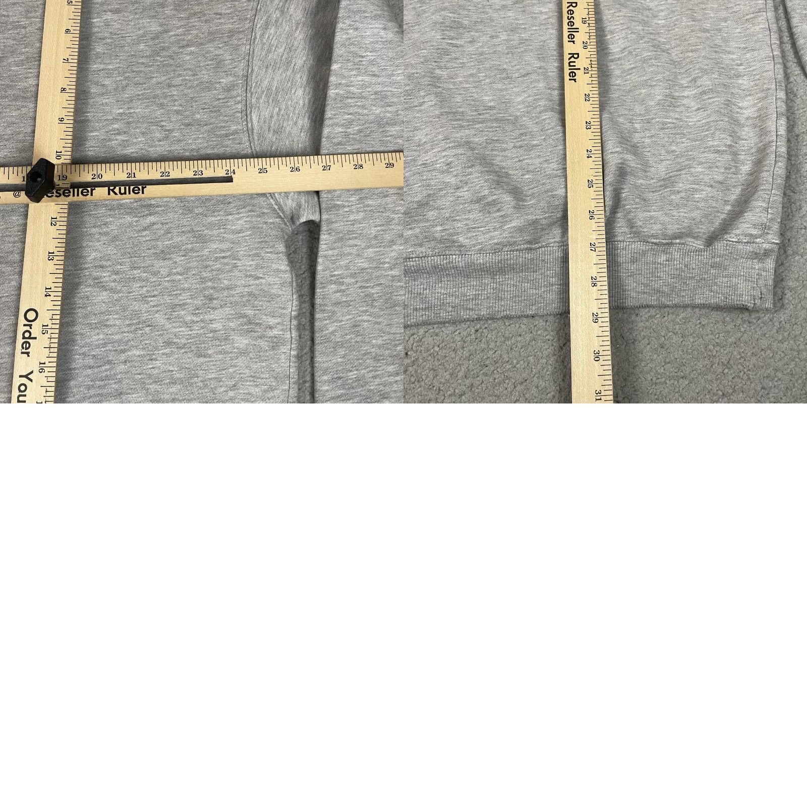Adidas Vintage Adidas Sweatshirt Mens L Gray Hoodie Pullover Crew Neck Long Sleeve Fleece Logo Pockets Distressed Size US L / EU 52-54 / 3 - 9 Thumbnail