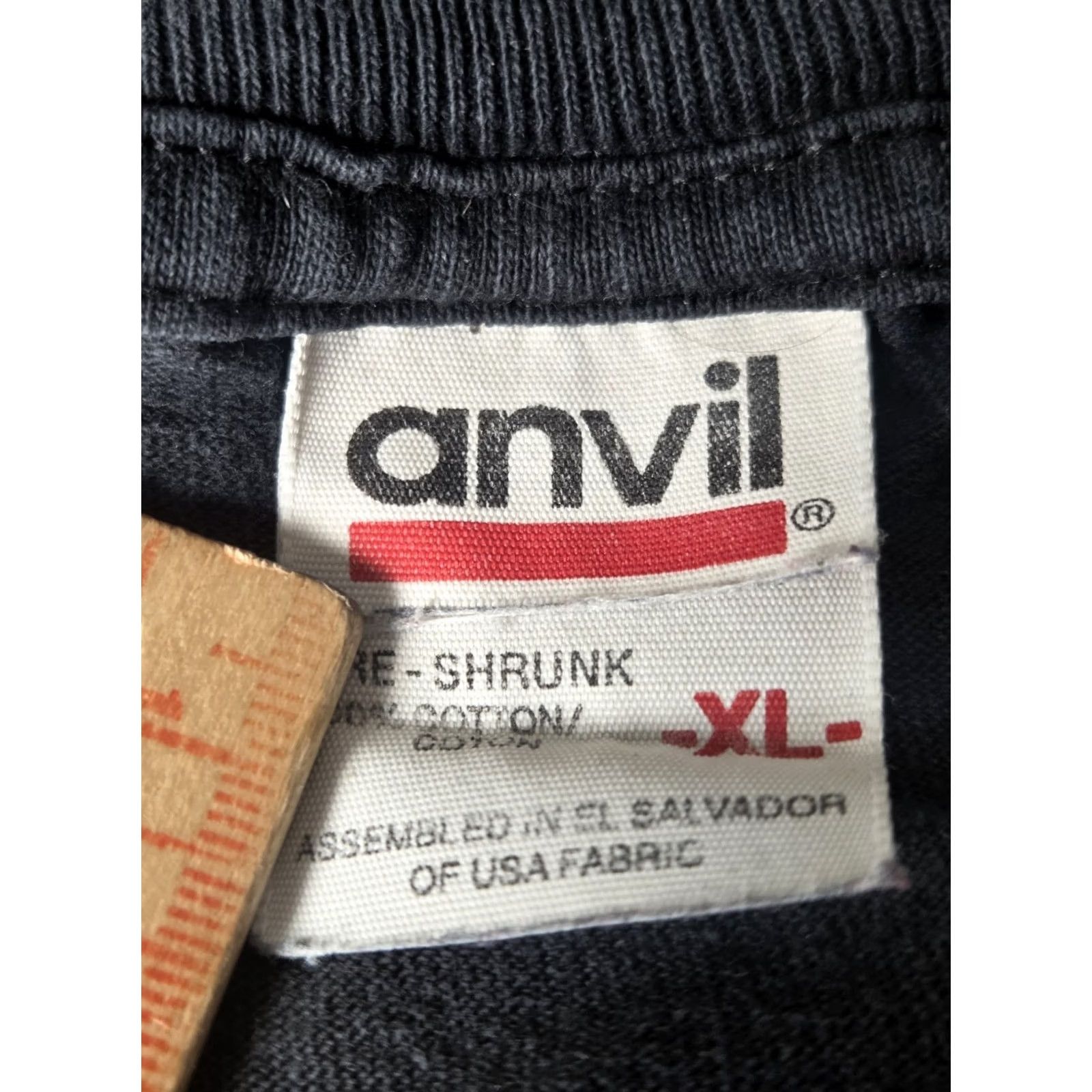 Anvil VINTAGE Anvil Pow Cripple Creek T Shirt Long Sleeve Crew Neck XL Men Black Cotton Graphic Print Vintage Yes Military Veterans All Seasons Size US XL / EU 56 / 4 - 3 Thumbnail