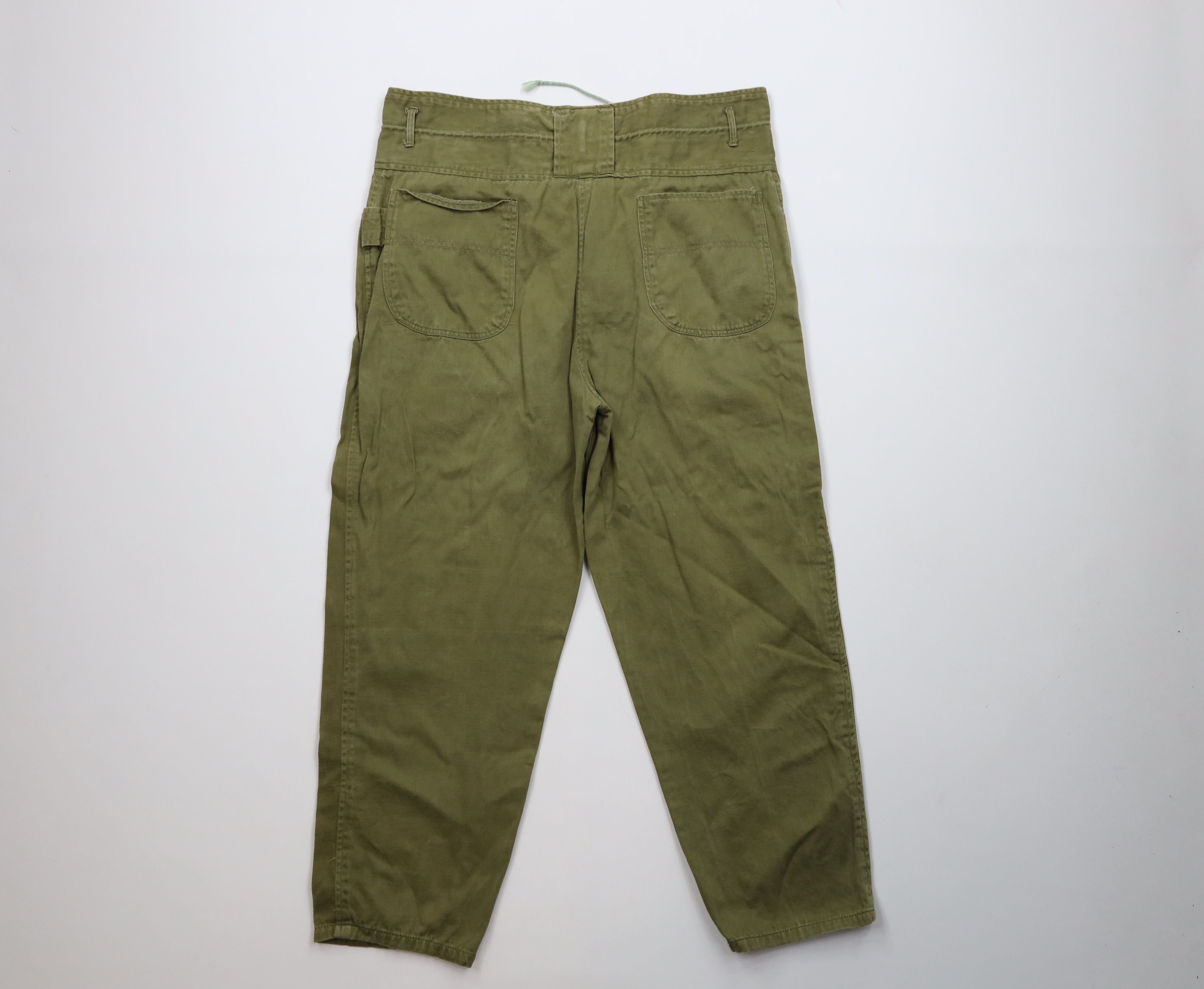 Vintage Vintage 80s 90s Streetwear Military Style High Waist Pants Size 36" / US 14 / IT 50 - 9 Thumbnail