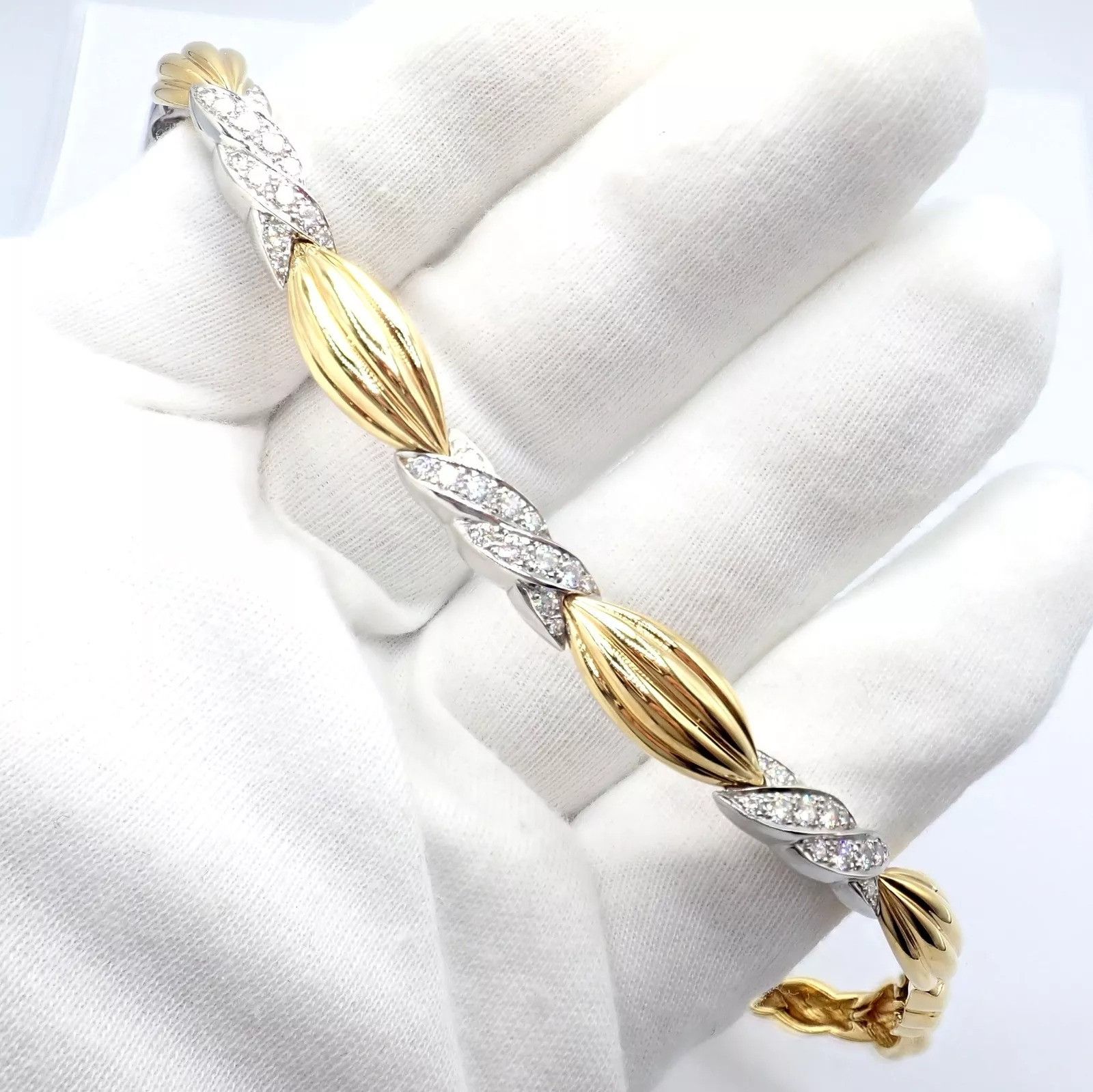 Tiffany & Co. Tiffany & Co 18k Yellow + White Gold Diamond Candy Necklace Size ONE SIZE - 6 Thumbnail