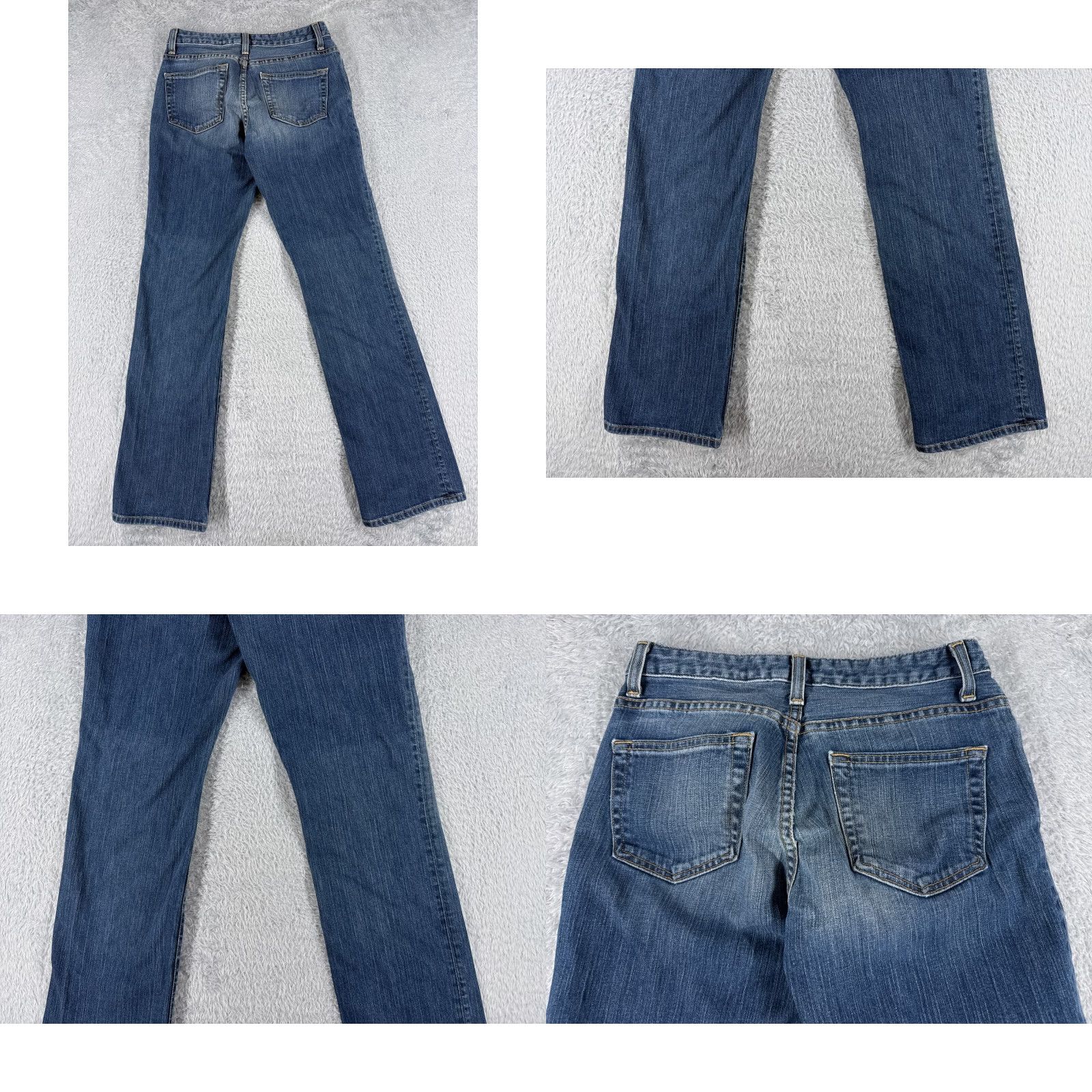 Gap GAP Jeans Womens Bootcut Denim Blue 26x30 4 Regular Inseam 26 Mid Rise Cotton Blend 5-Pocket City Style Size 27" / US 4 / IT 40 - 9 Thumbnail