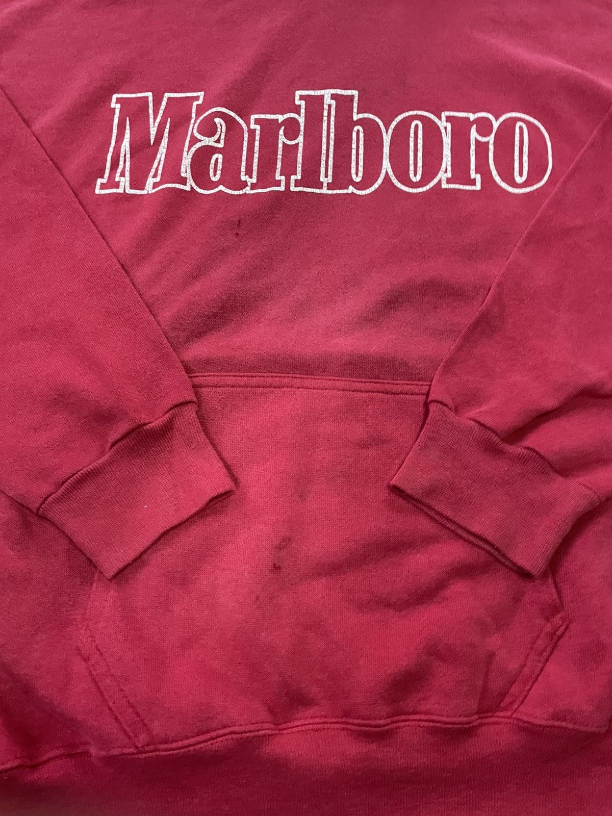 Marlboro Vintage marlboro big logo hoodie Size US XL / EU 56 / 4 - 2 Thumbnail