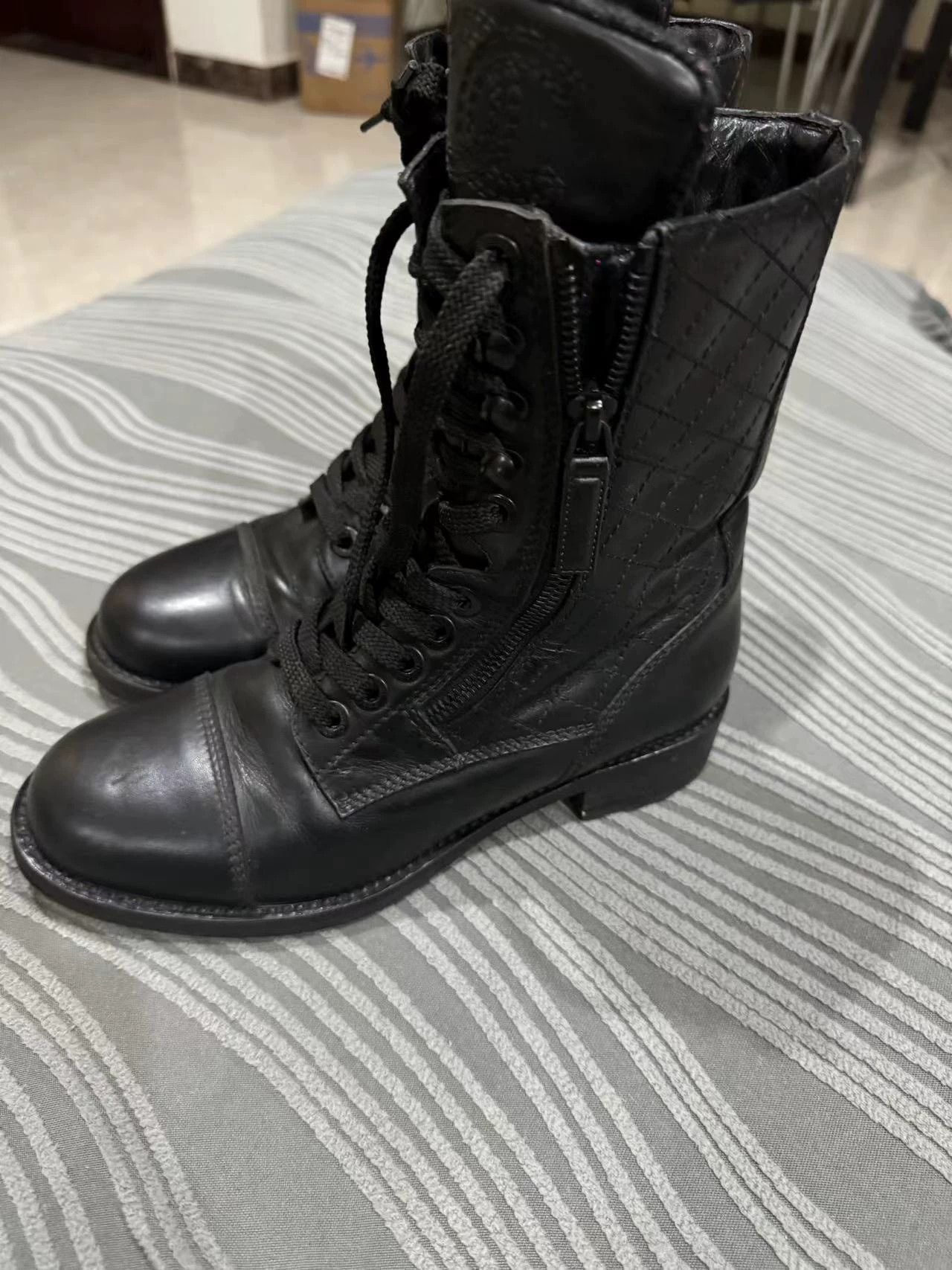 Chanel Chanel Women's 37.5 Boots Size US 7 / IT 37 - 1 Thumbnail