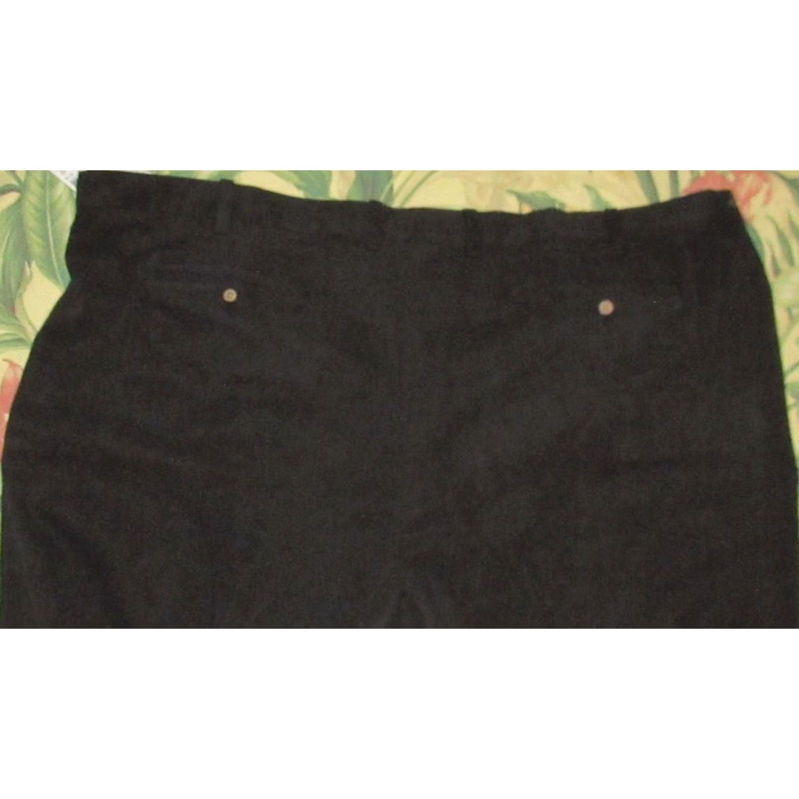 Tommy Bahama VINTAGE 50 TOMMY BAHAMA New St Thomas Dbl Pleated Black Pants 54 x 30 NWT Size US 38 / EU 54 - 4 Thumbnail