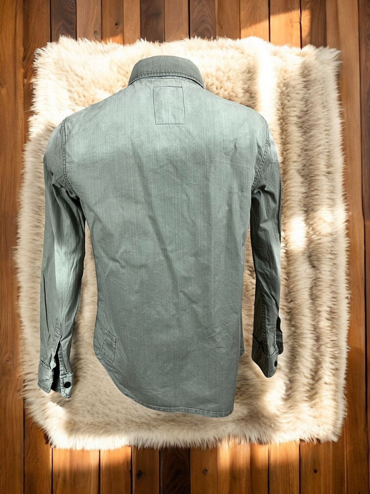 DENHAM Denham Uniform khaki denim shirt size S Size US S / EU 44-46 / 1 - 3 Thumbnail