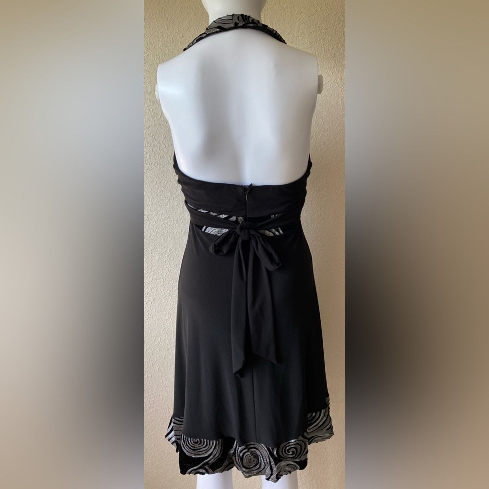 Other Linda Segal | Vintage 5971-1 Halter Party Dress RARE| XS Size XS / US 0-2 / IT 36-38 - 2 Thumbnail