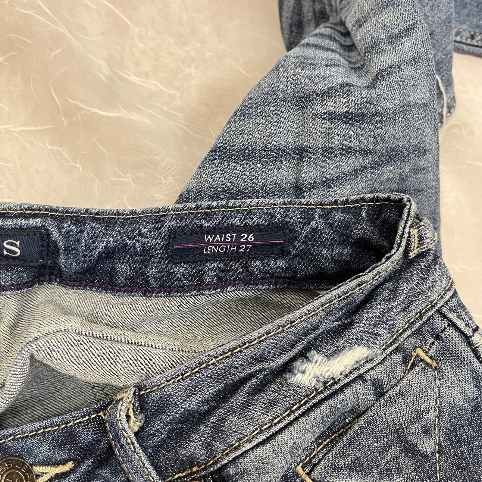 Other Vigoss The Thompson Tomboy Ripped Skinny Denim Jeans Size 26 Size 26" / US 2 / IT 38 - 17 Thumbnail