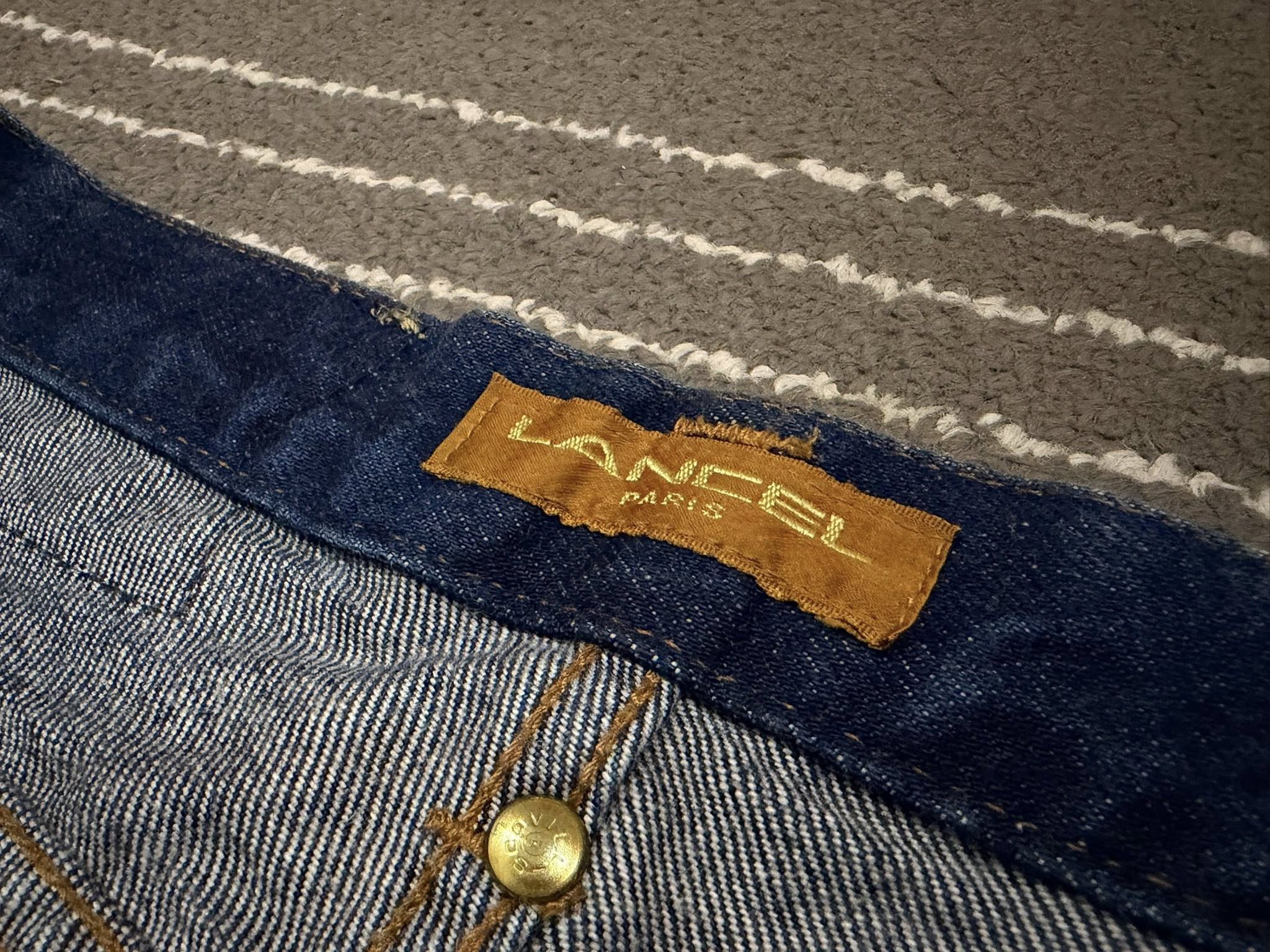Lancel luxury denim LANCEL PARIS indigo japan W 38 3159 Size US 38 / EU 54 - 3 Thumbnail