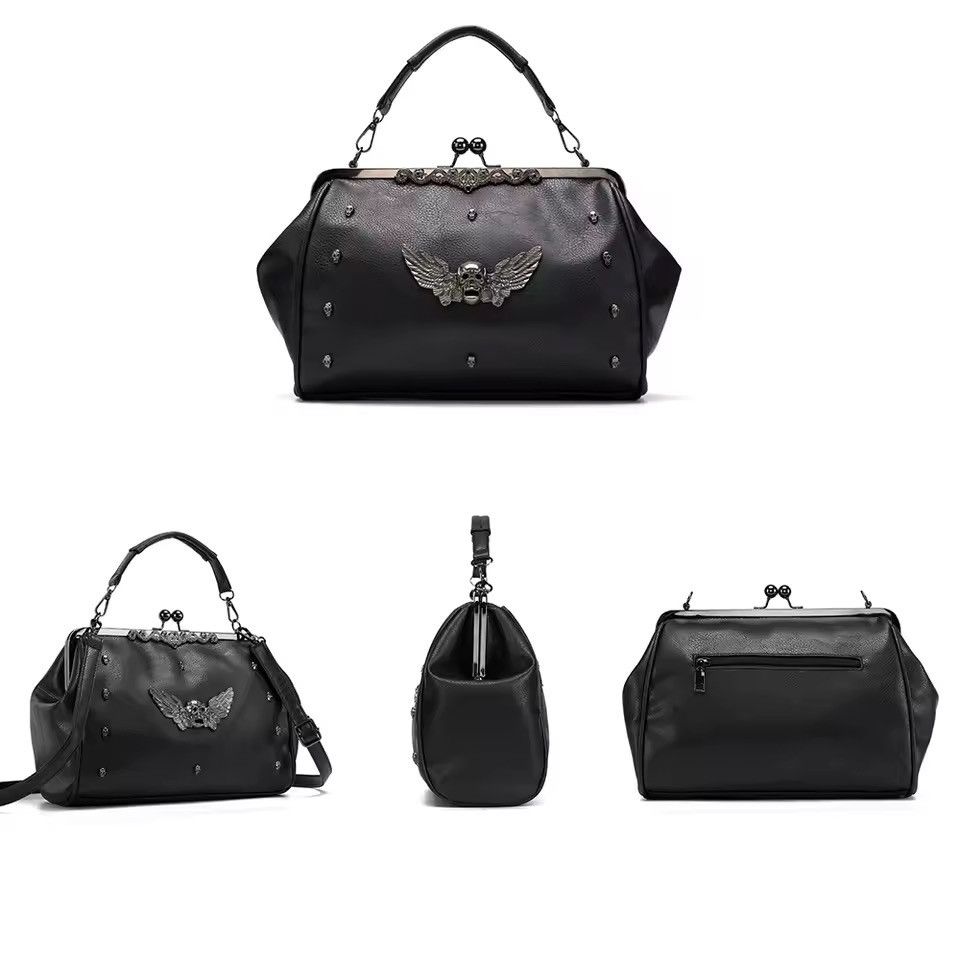 Other Y2K Skull Rivet Tote Bag – Premium Punk Crossbody Size ONE SIZE - 5 Thumbnail