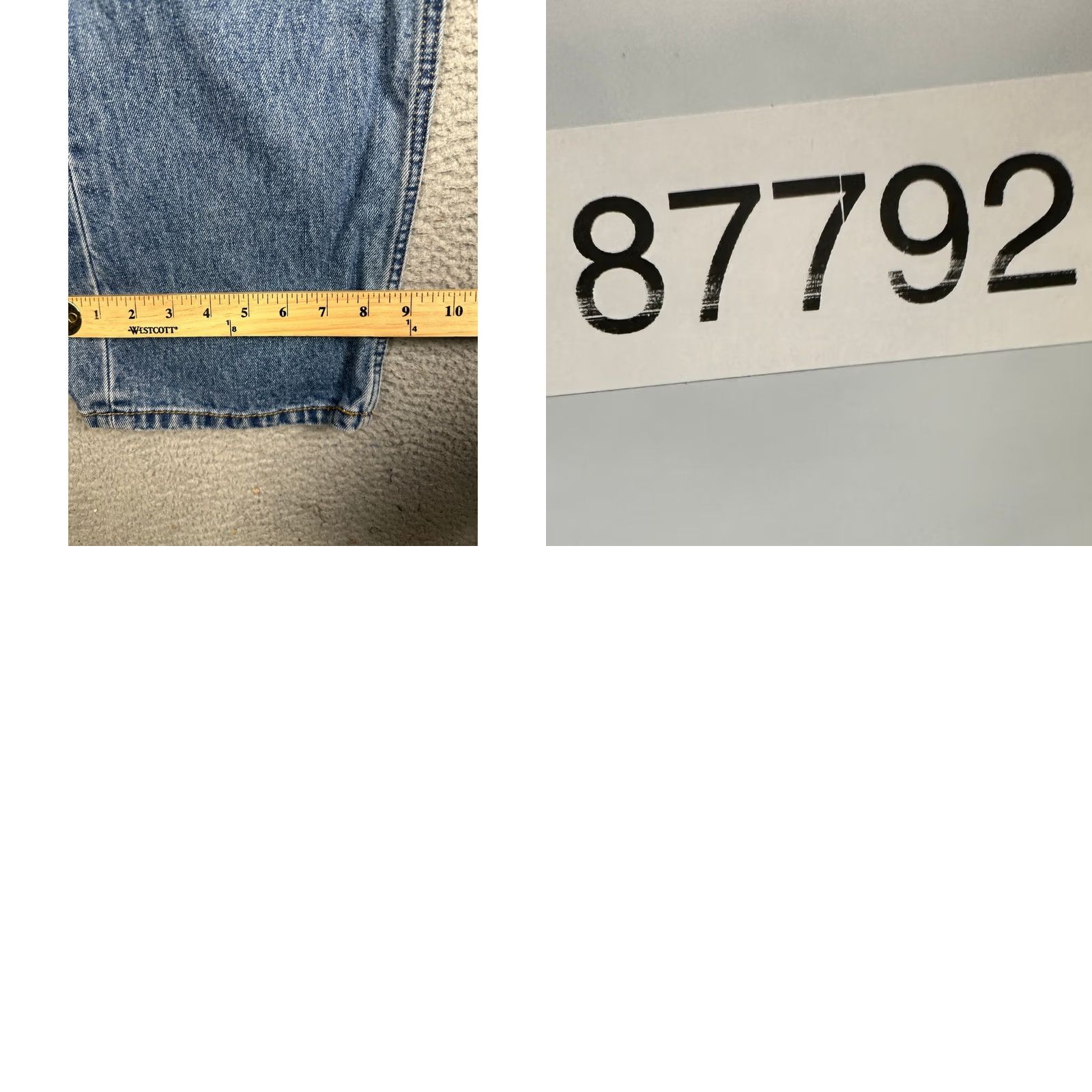 Levi's Mens Levi's 505 Jeans Blue Regular Fit Straight Leg 5 Pockets Casual 40X30 Size US 40 / EU 56 - 8 Thumbnail