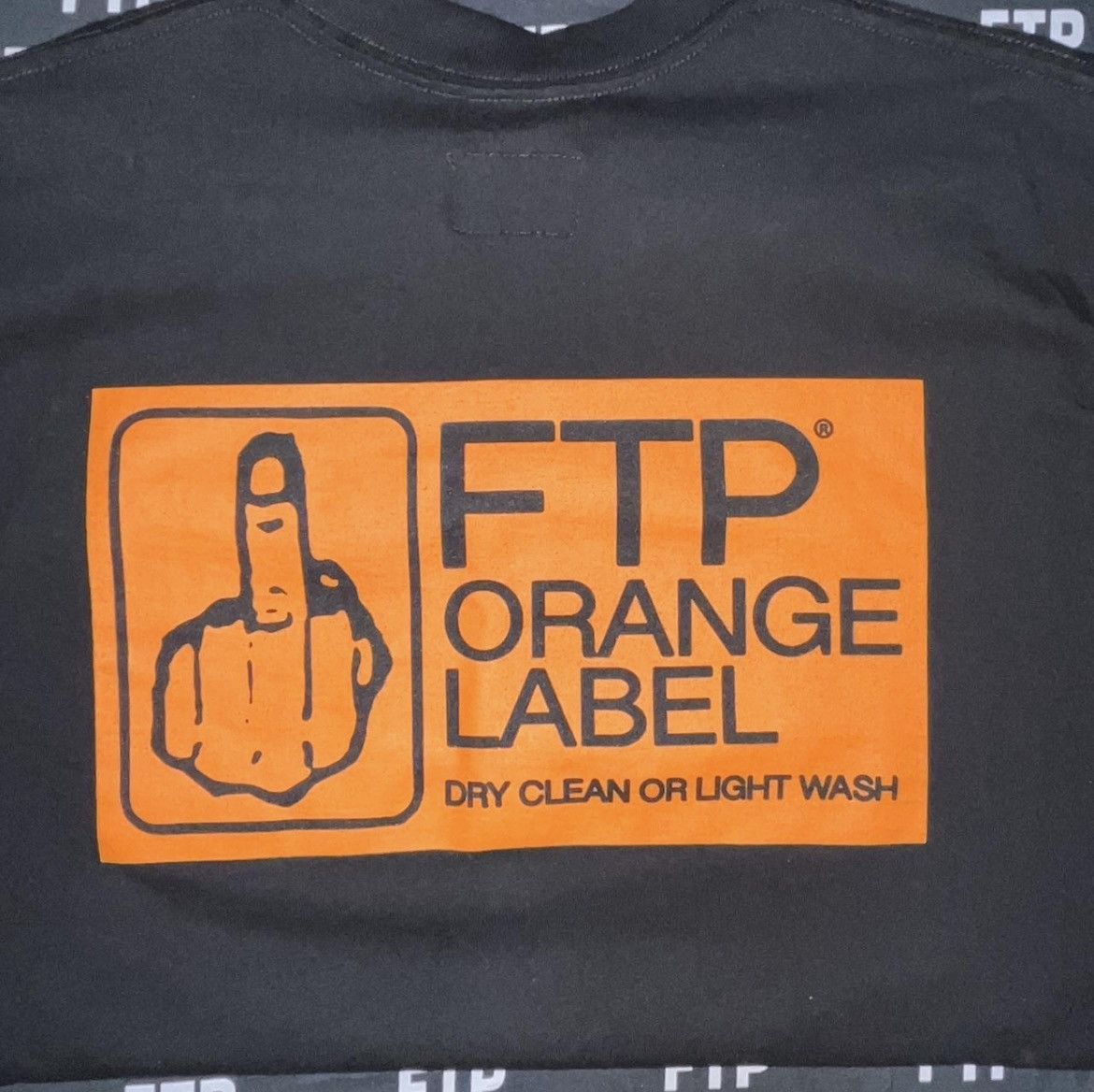 G59 Records ORANGE LABEL POCKET TEE(BLACK) Size US M / EU 48-50 / 2 - 3 Thumbnail