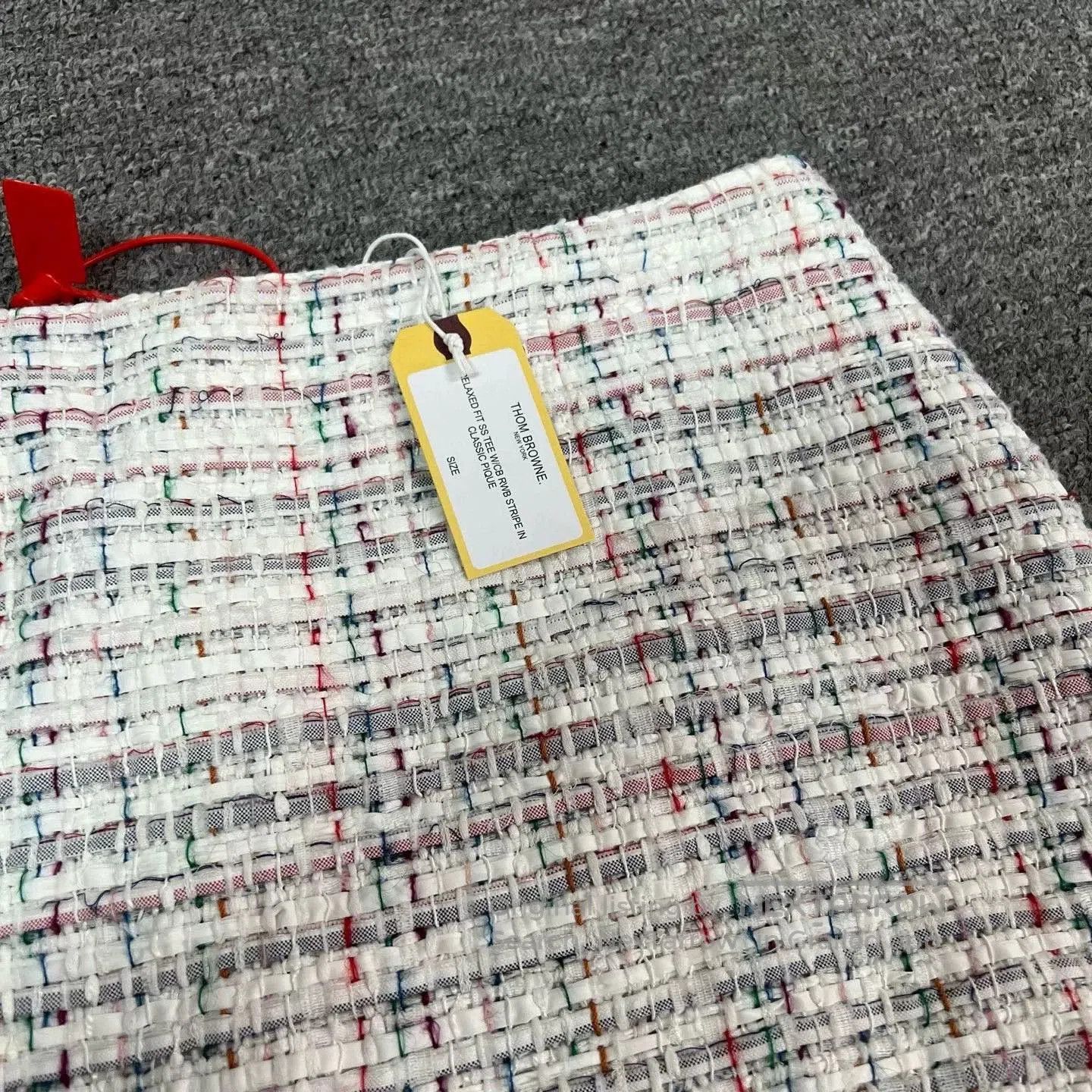 Thom Browne Thom Browne Classic Logo Woven Skirt. Size 39" - 7 Thumbnail