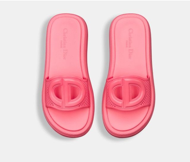 Dior o1w1db10425 KCO050R D-Club Slides in Candy Pink Size US 6 / IT 36 - 3 Thumbnail