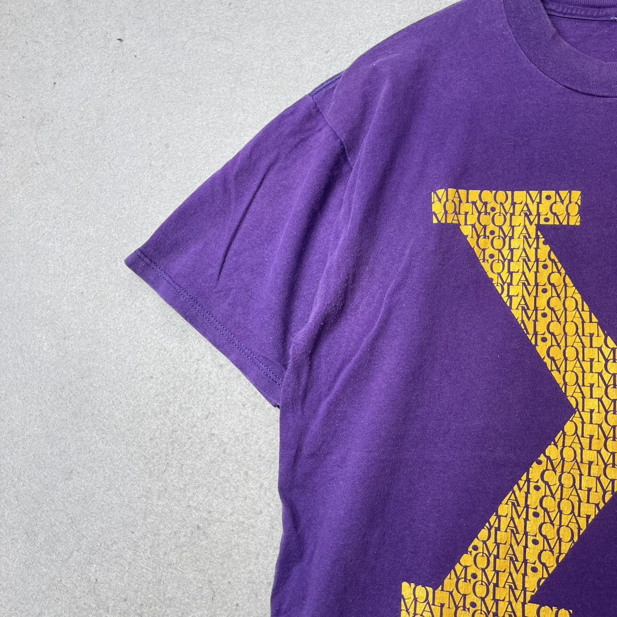 Rap Tees Vintage Malcolm X Big Logo Tee Purple Size US M / EU 48-50 / 2 - 6 Thumbnail