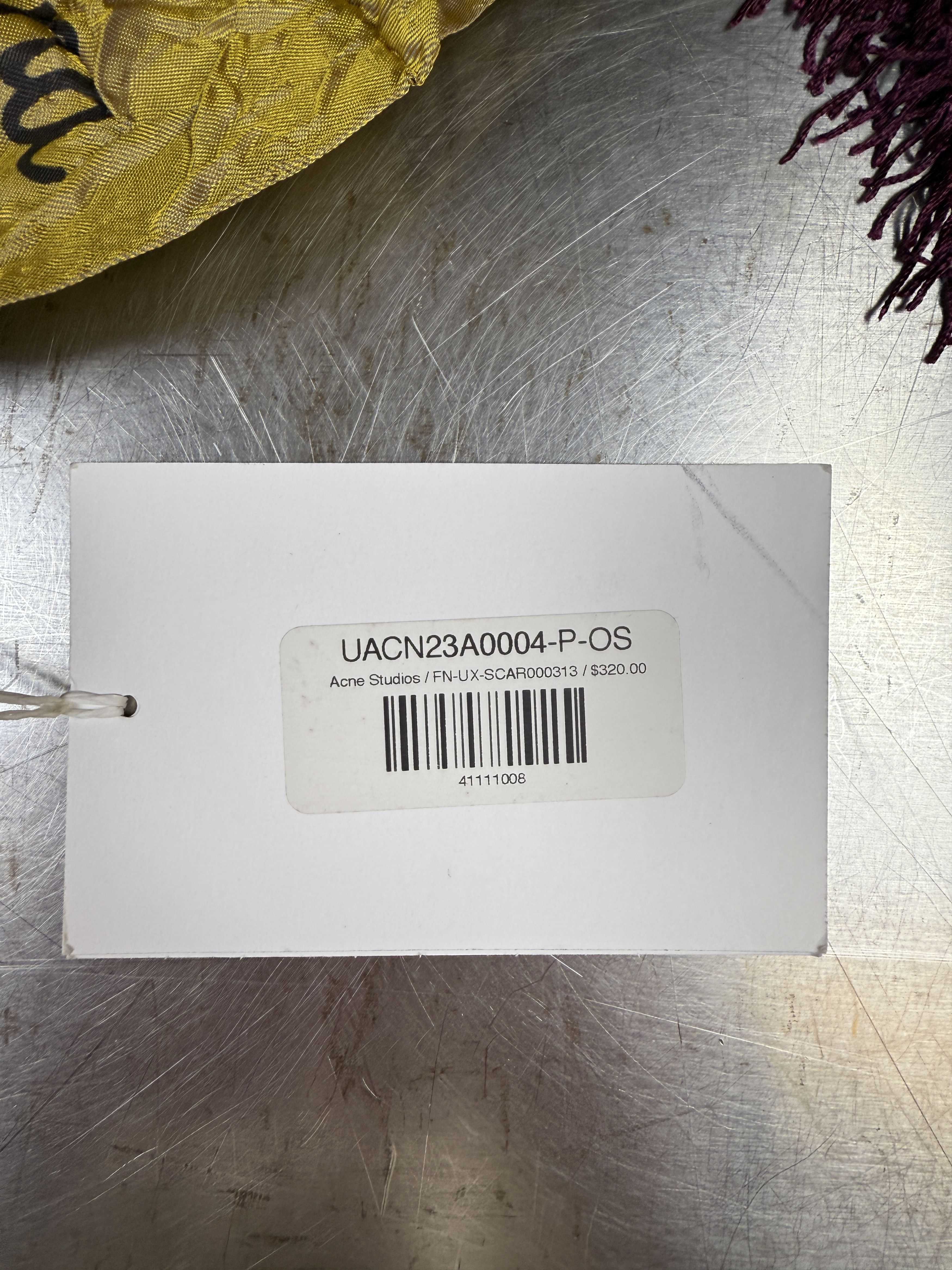 Acne Studios $320 Acne Studios Floragatan 13 Crinkle Scarf Size ONE SIZE - 10 Thumbnail