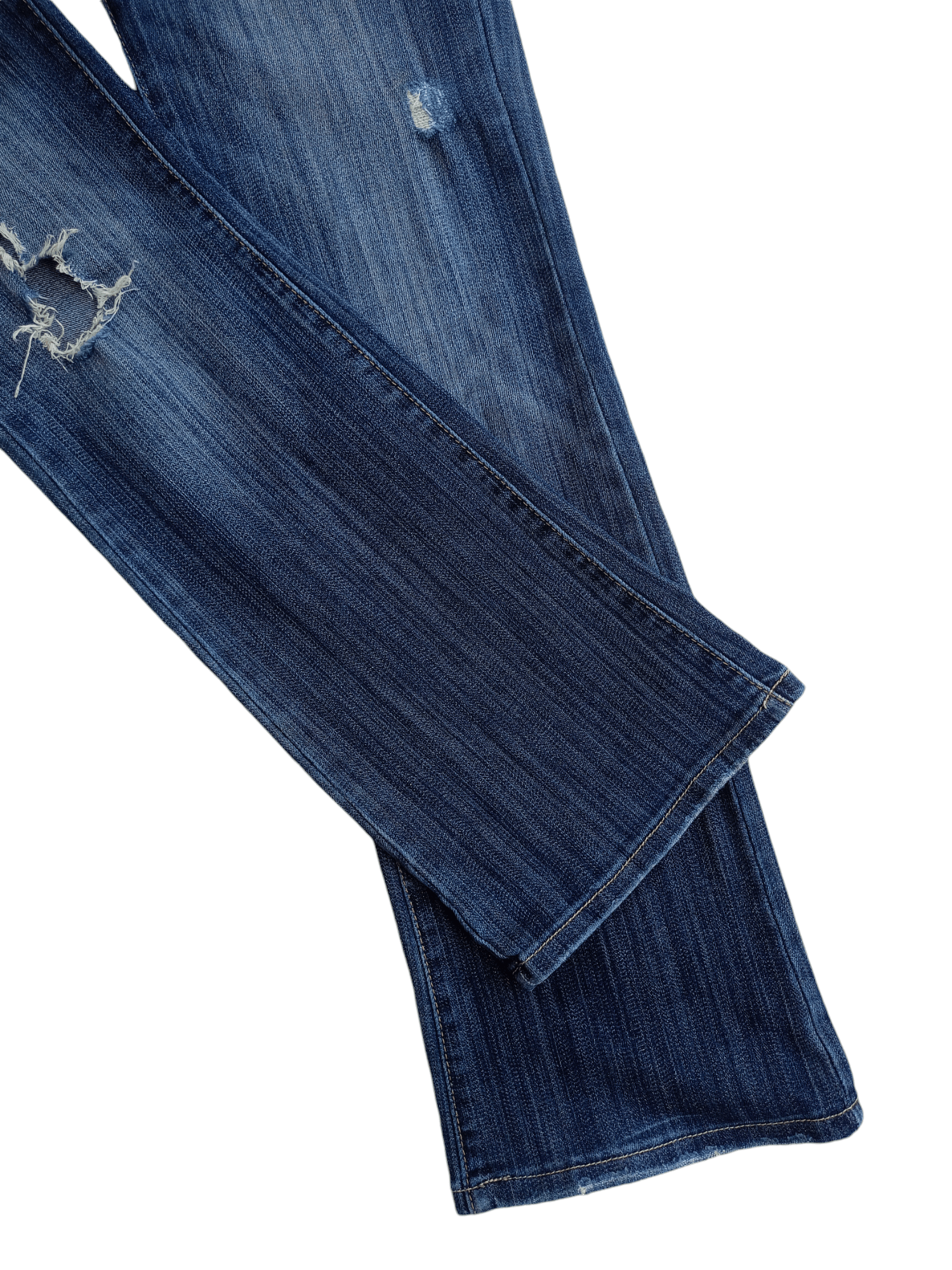 Forever 21 × Vintage XXL FOREVER 21 Boot Cut Distressed Vintage Streetwear Jeans Size 27" / US 4 / IT 40 - 13 Thumbnail